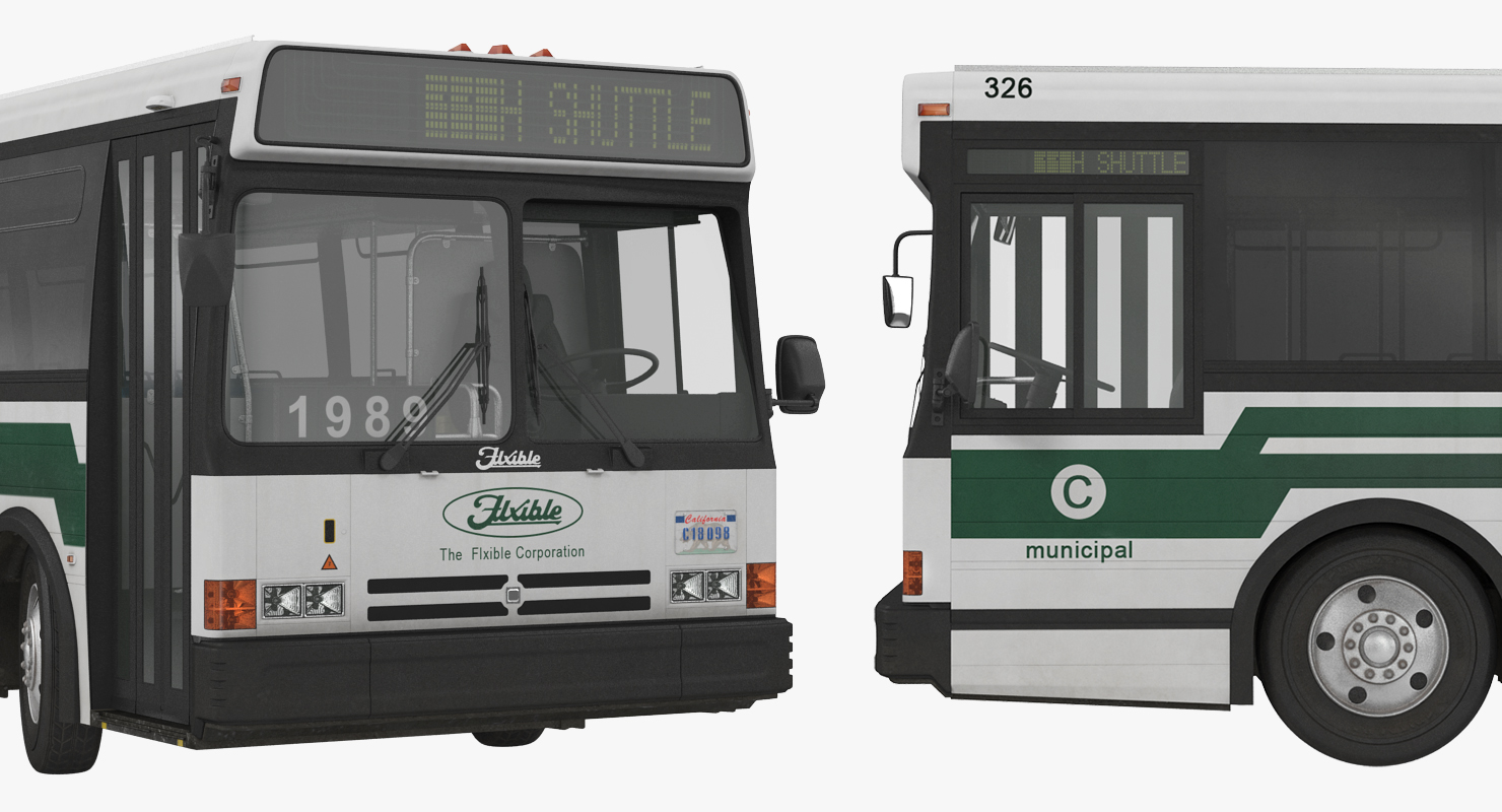 Flxible Metro D Transit Bus 3D