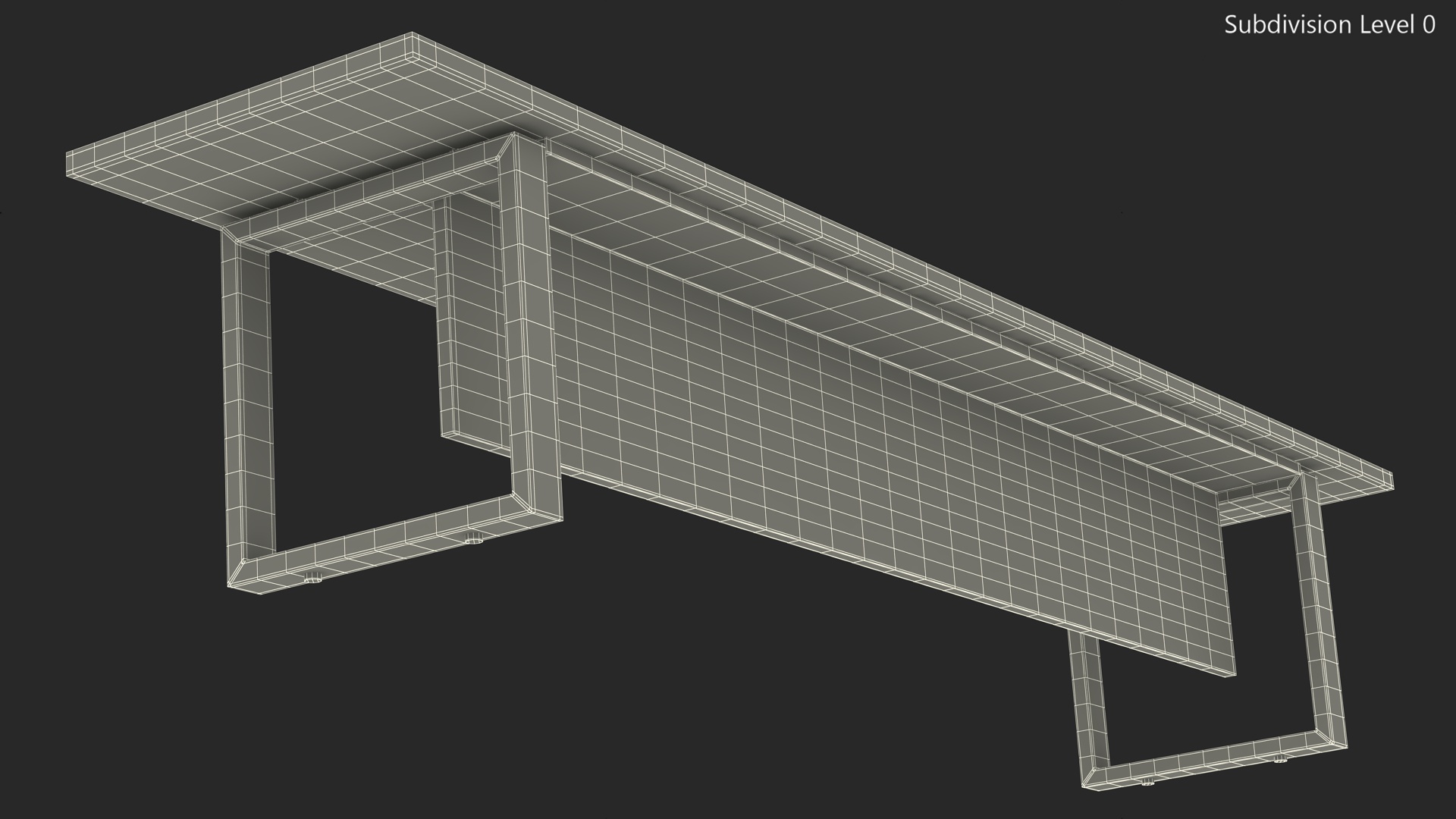 3D model Classroom Table