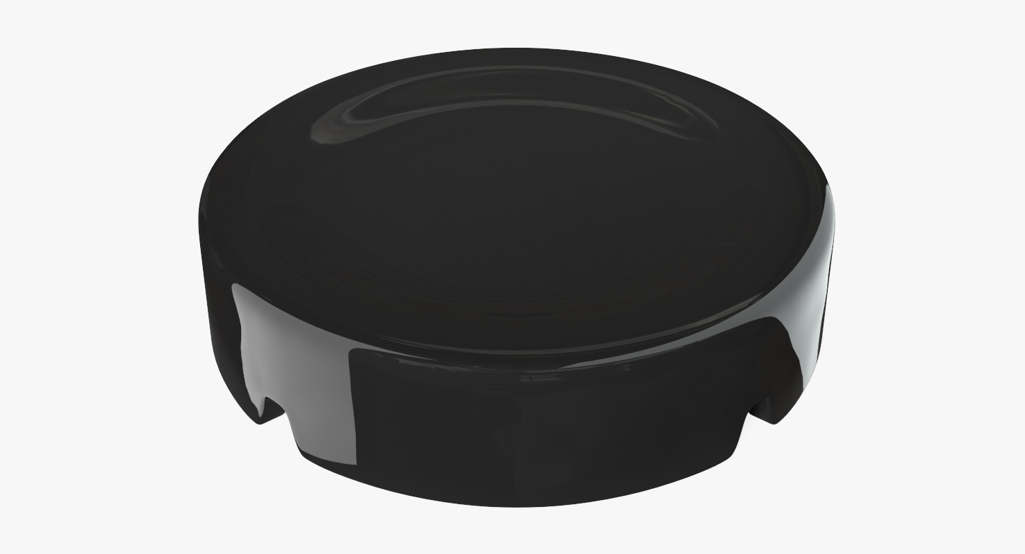 Black Glass Ashtray 3D model