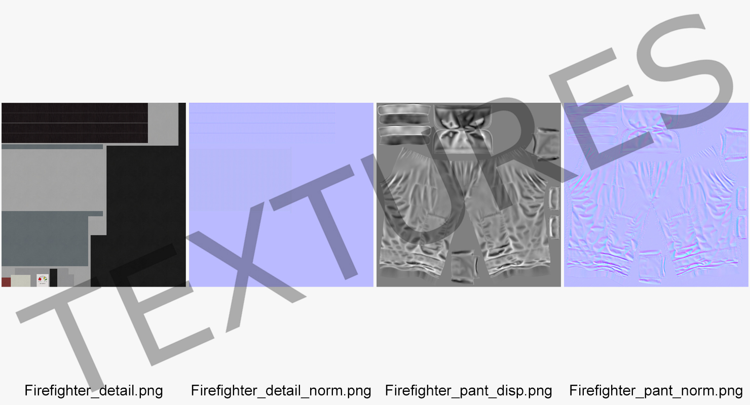 3D Firefighter Oxygen Equipment model