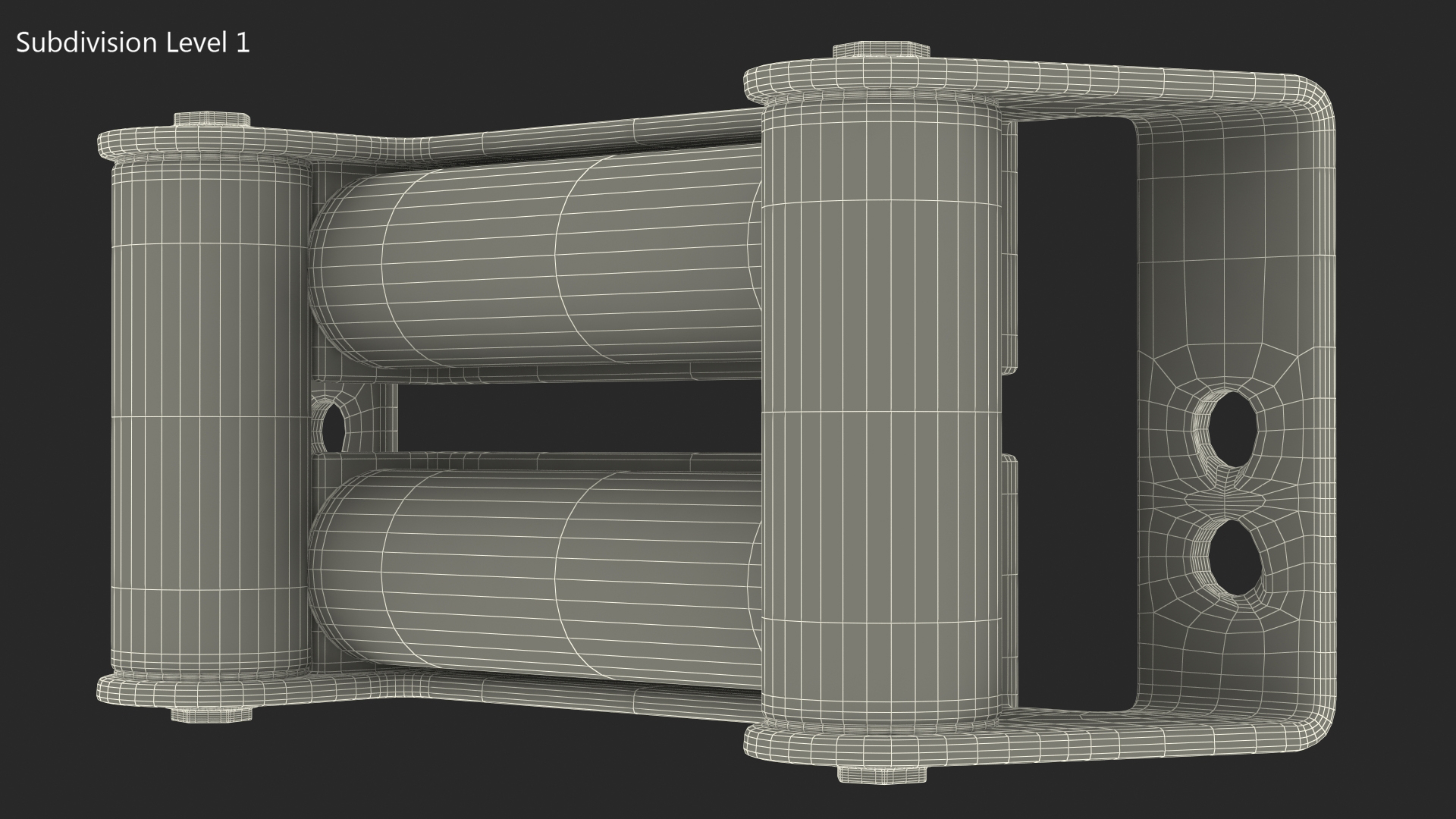 3D model Roller Fairlead