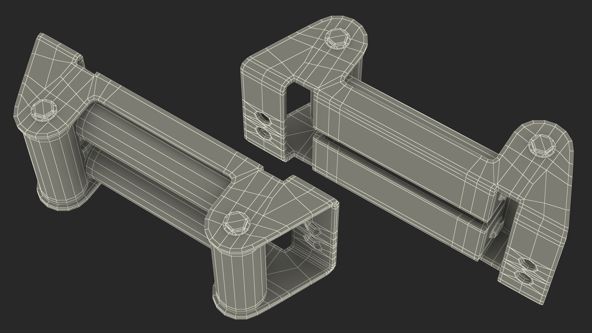 3D model Roller Fairlead