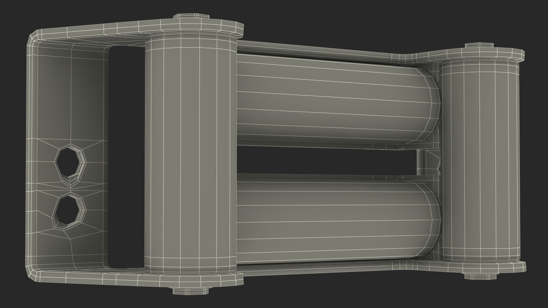 3D model Roller Fairlead