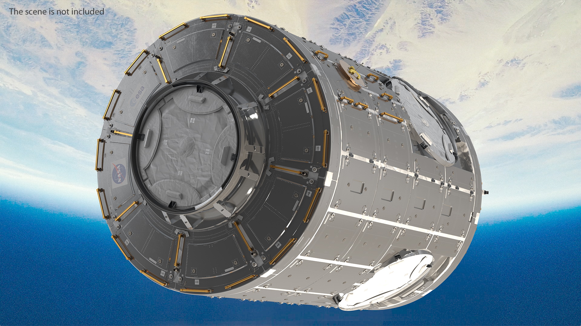 3D model ISS Module Harmony Node 2