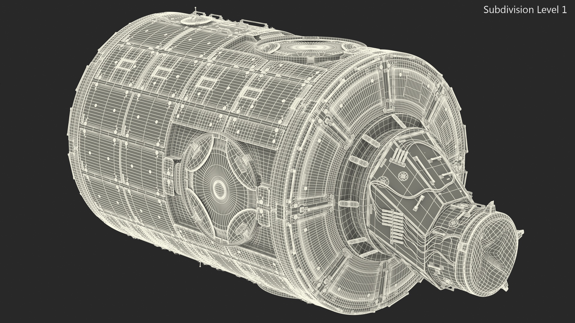 3D model ISS Module Harmony Node 2