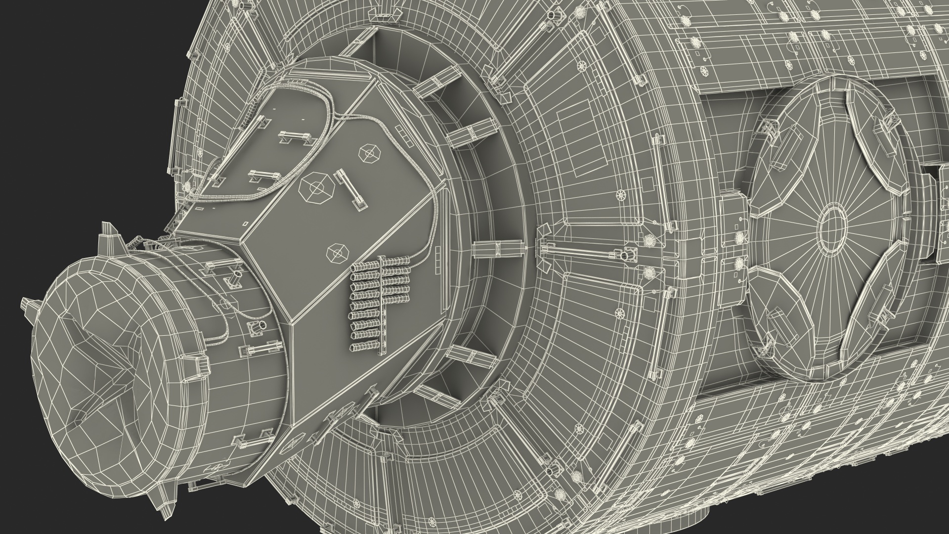 3D model ISS Module Harmony Node 2