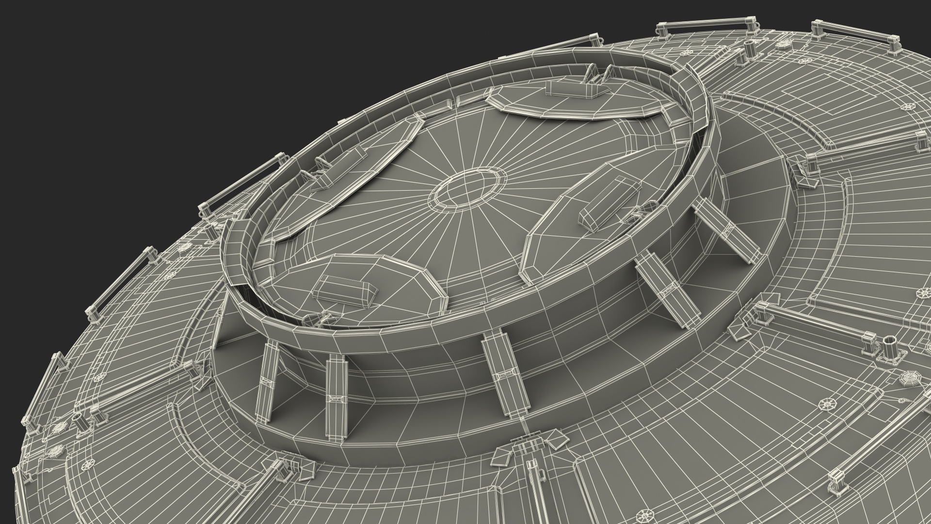 3D model ISS Module Harmony Node 2