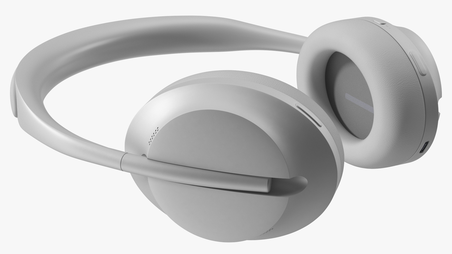 Bose Noise Canceling Headphones 700 Silver 3D