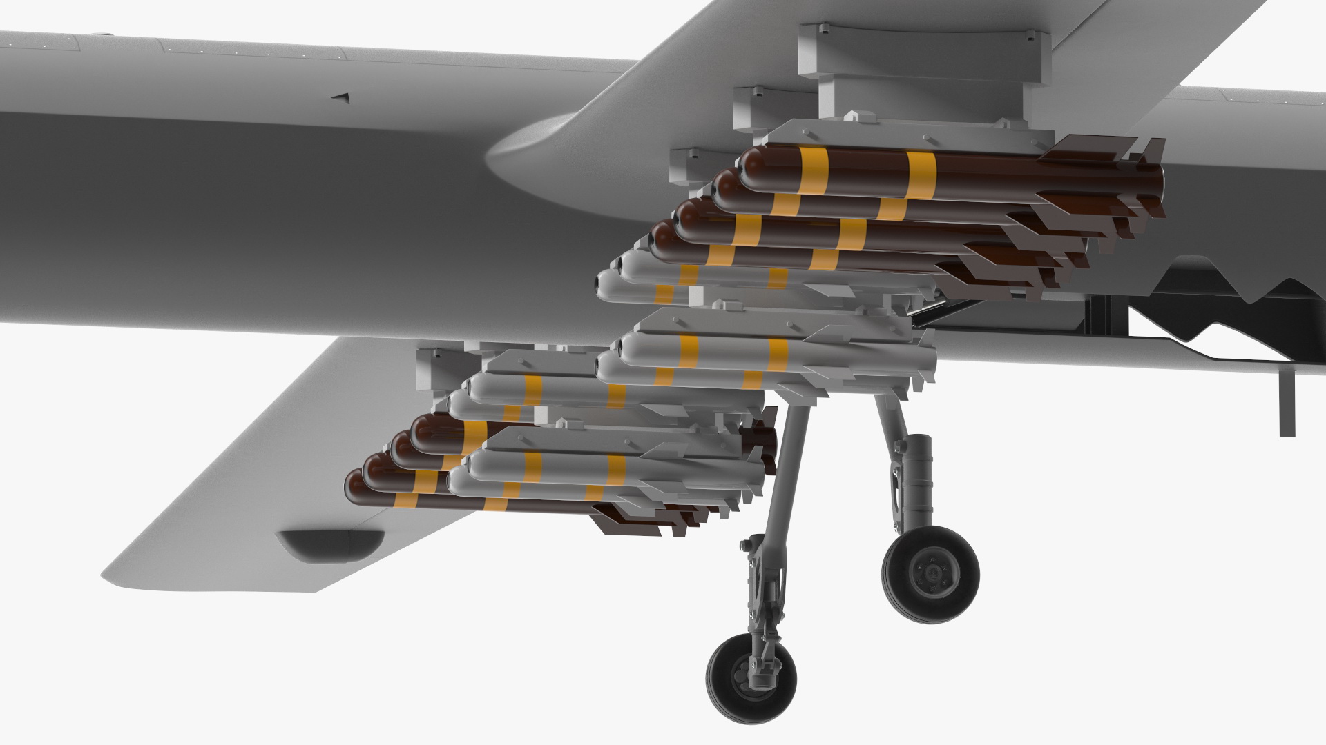 Hunter Killer Surveillance UAV Rigged 3D