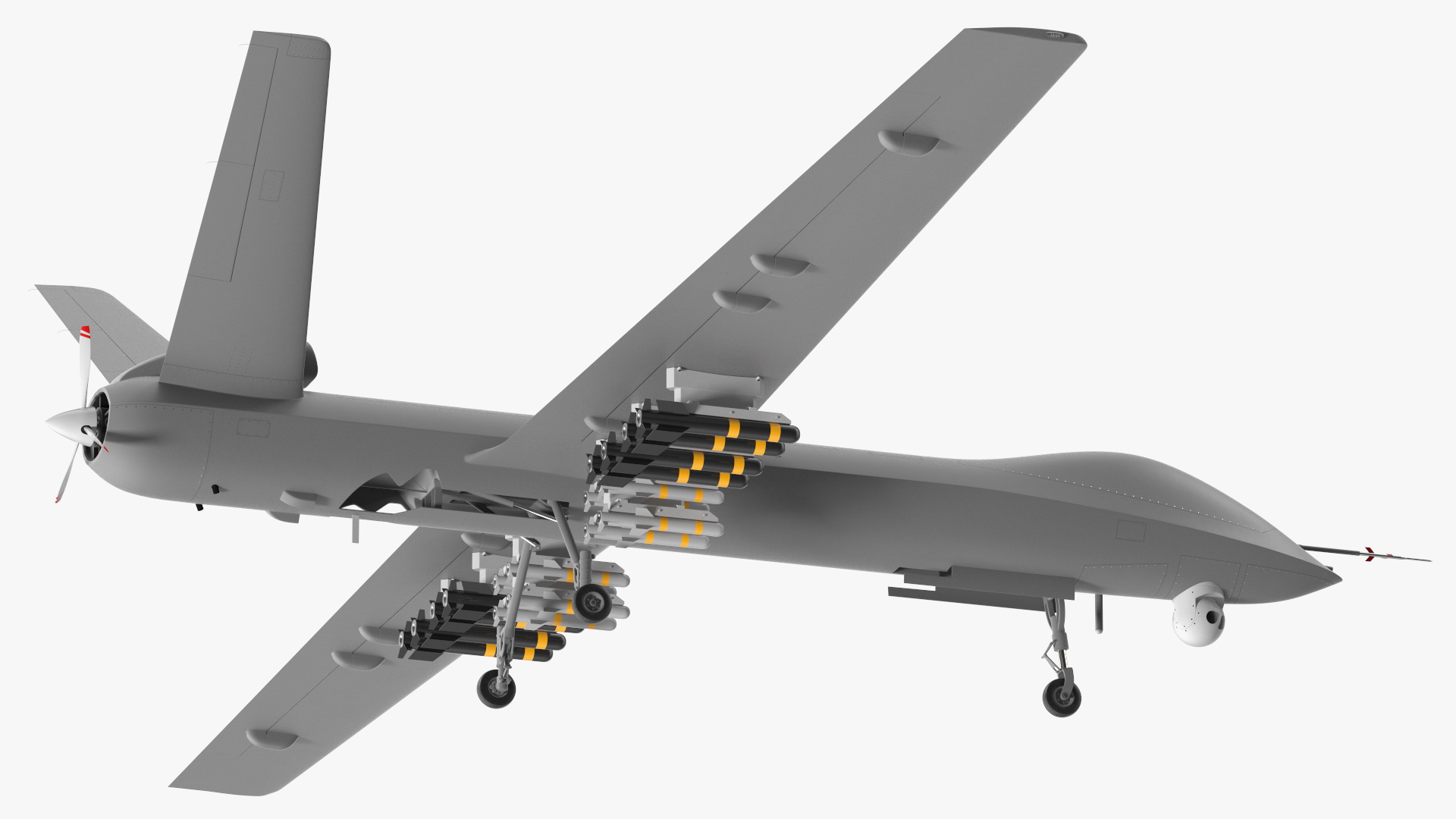 Hunter Killer Surveillance UAV Rigged 3D