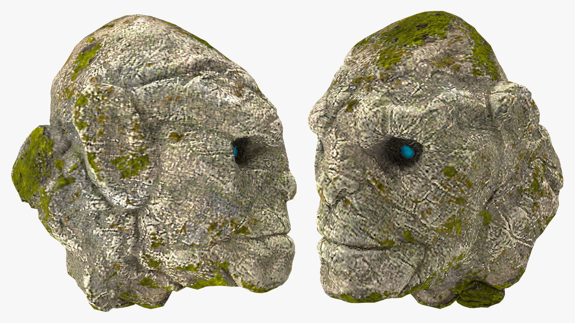 Head of Stone Golem 3D model