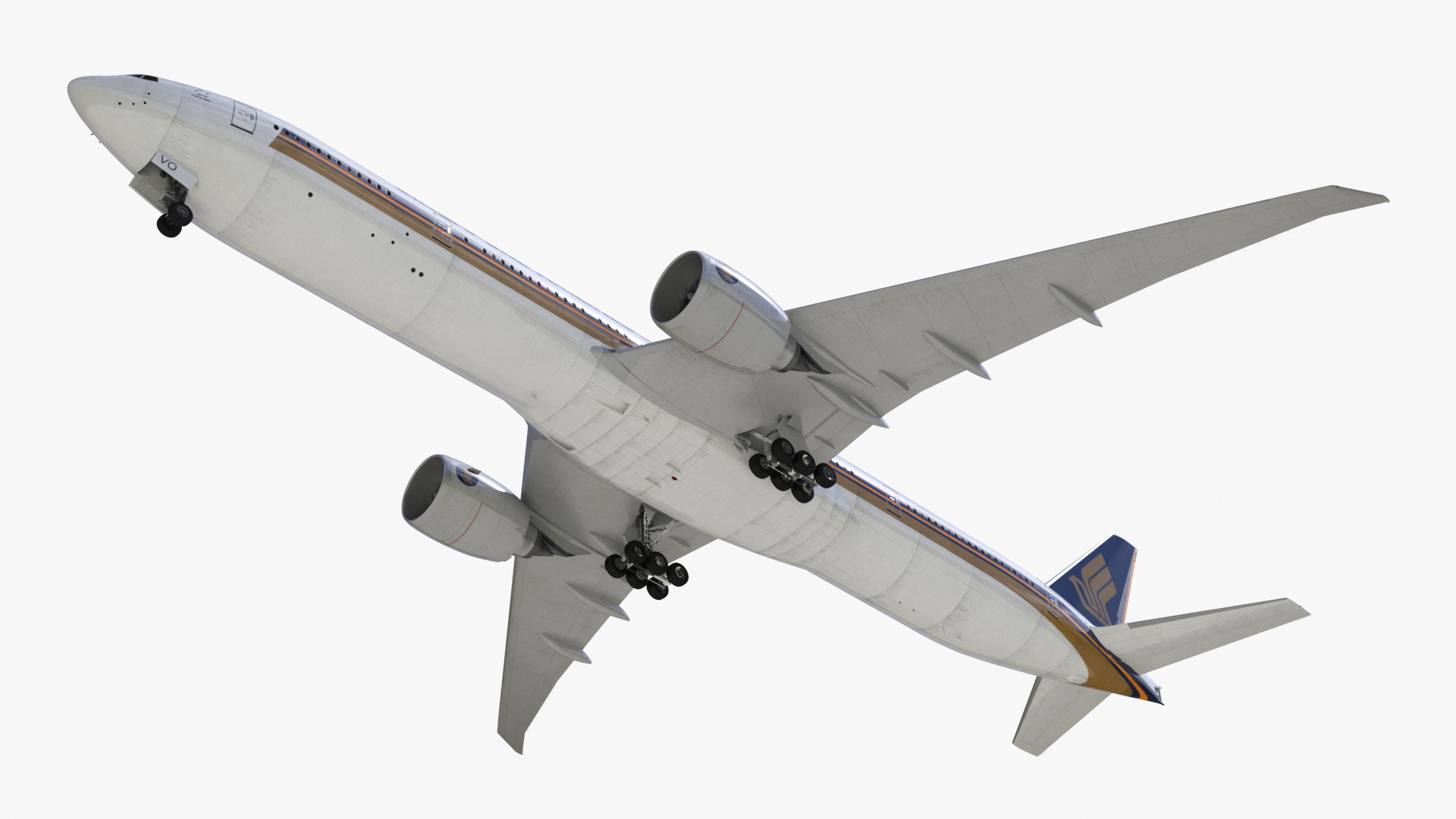 Singapore Airlines Boeing 777 3D model