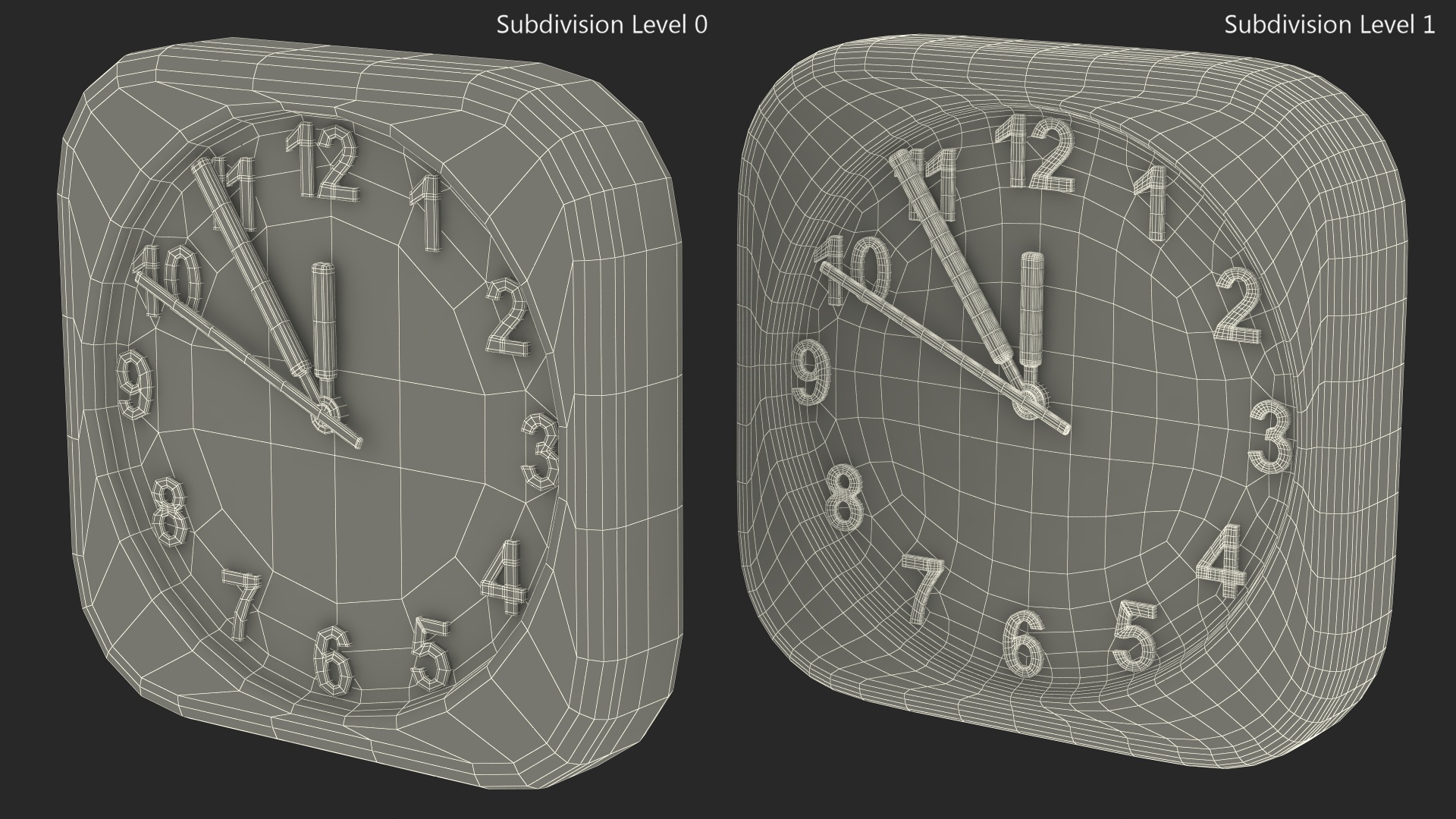 3D iPhone iOS Clock Icon