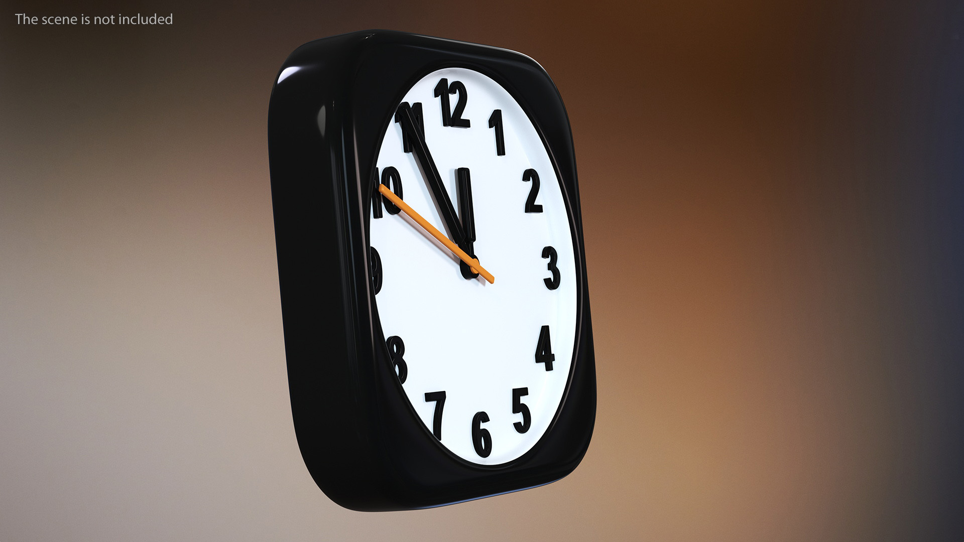 3D iPhone iOS Clock Icon