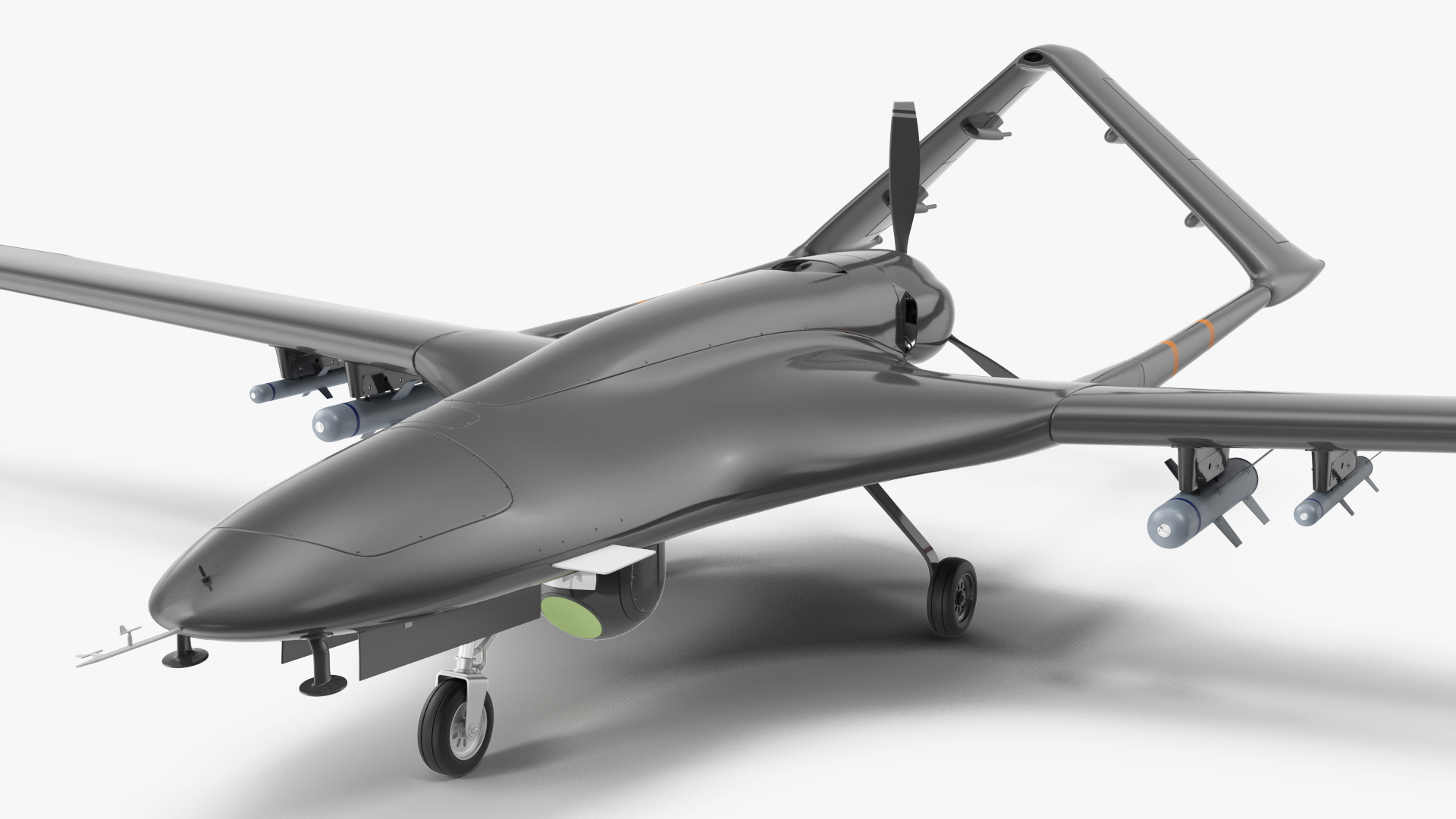 Unmanned Combat Aerial Vehicle Rigged 3D