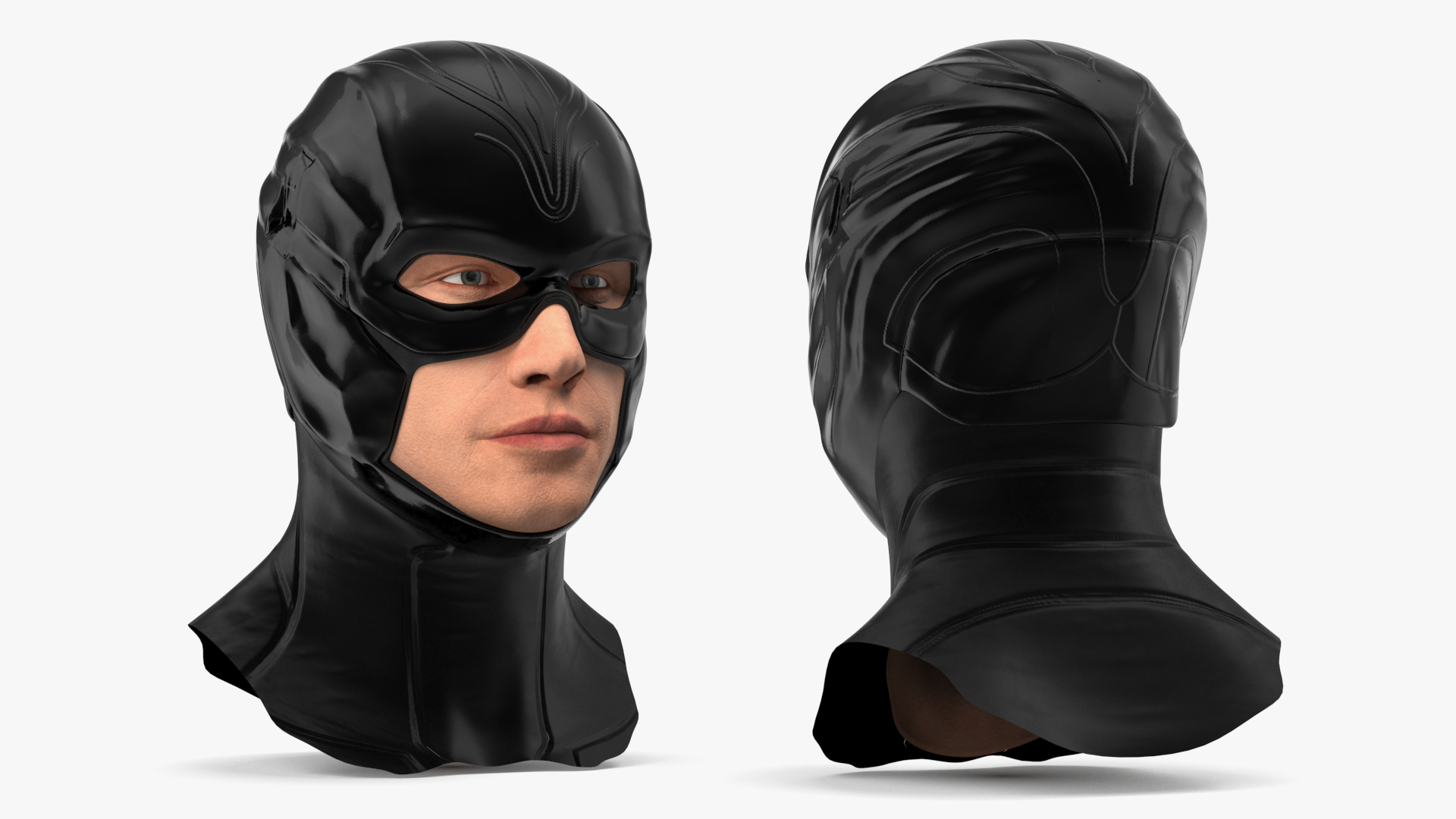 Character Superhero Head 3D model