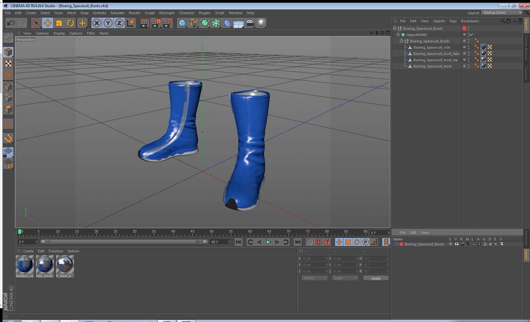 Boeing Spacesuit Boots 3D