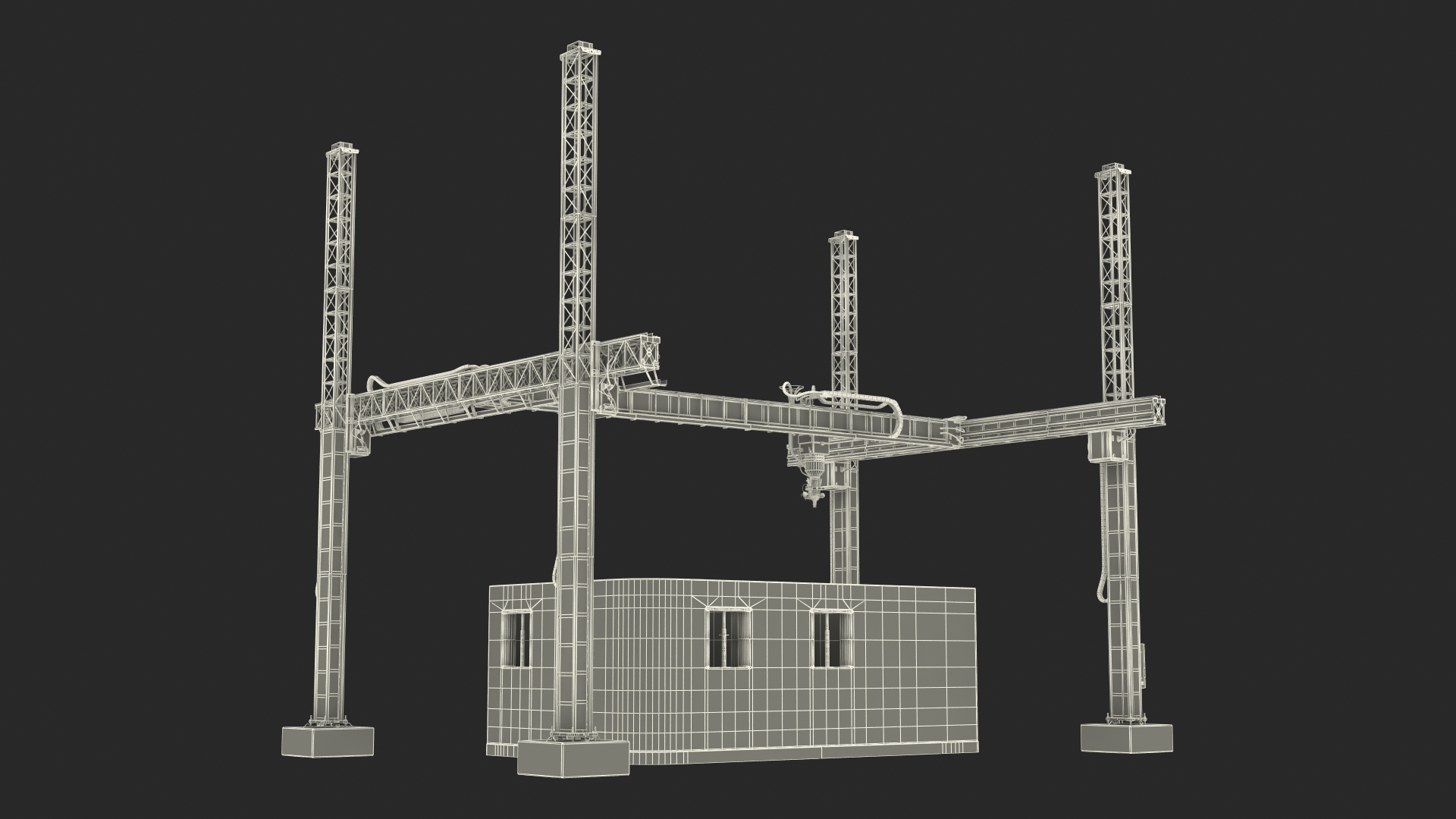 3D Building Module with Construction Printer