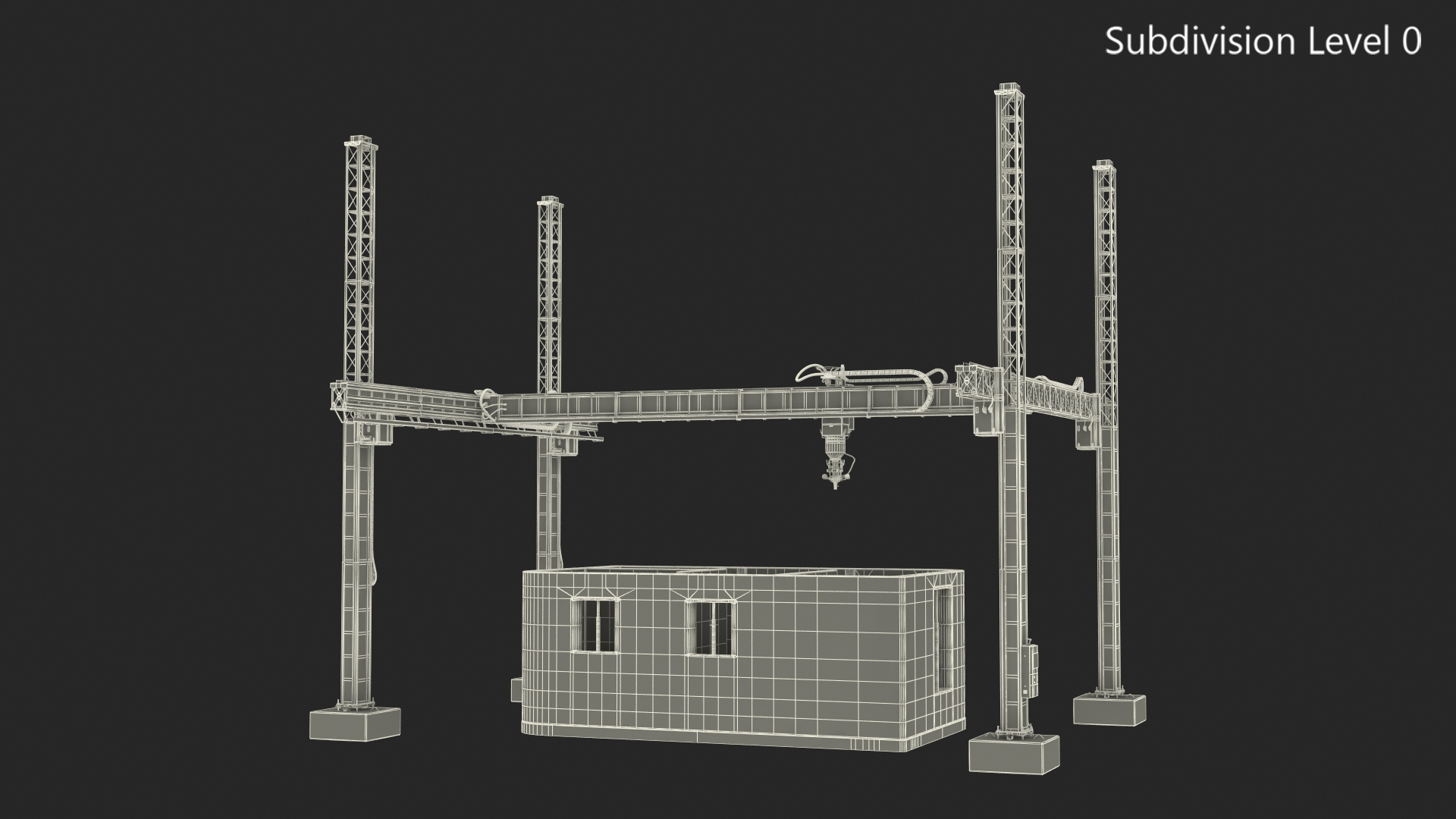 3D Building Module with Construction Printer