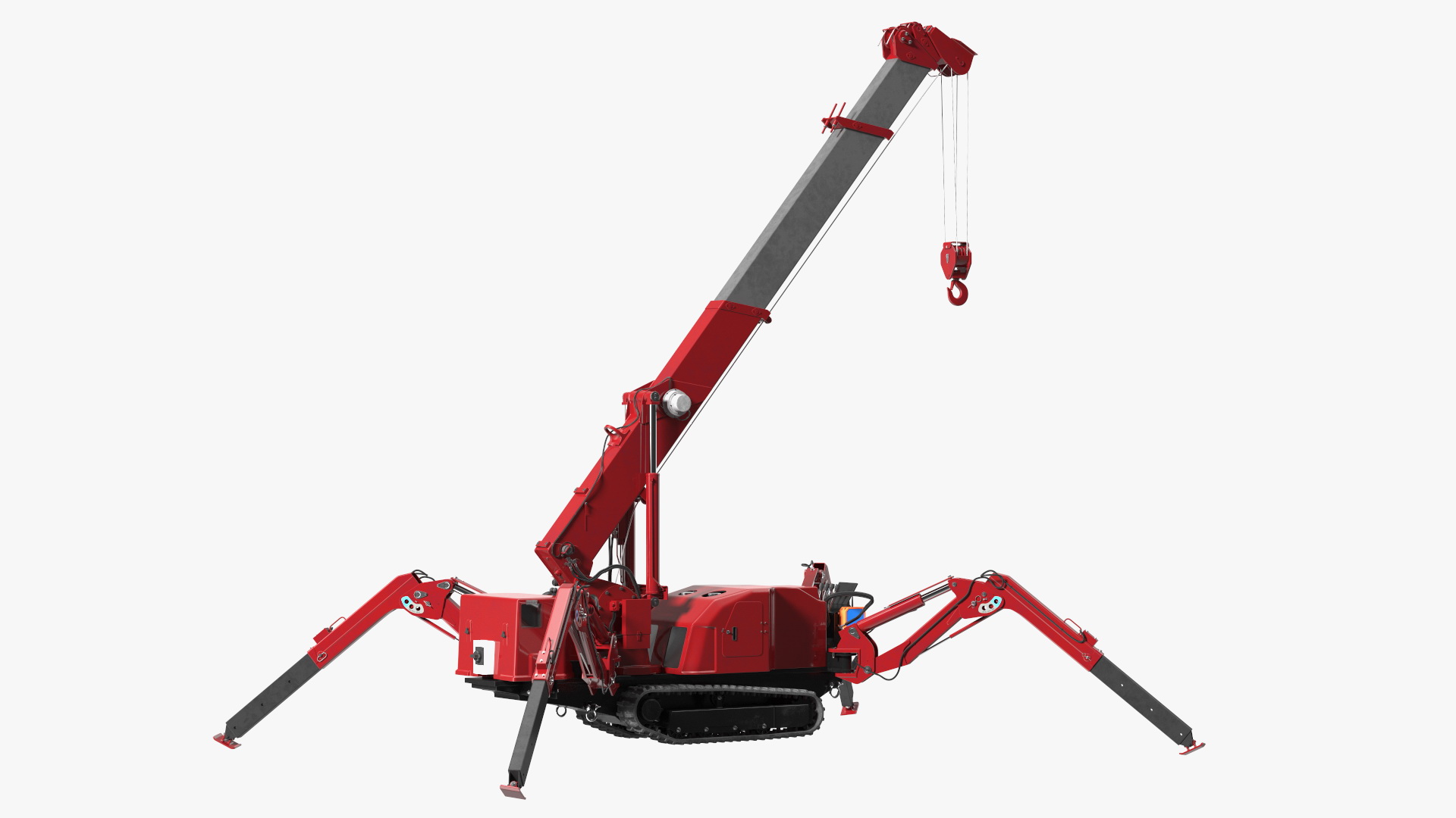 3D model Spider Mini Crane Unfolded Position