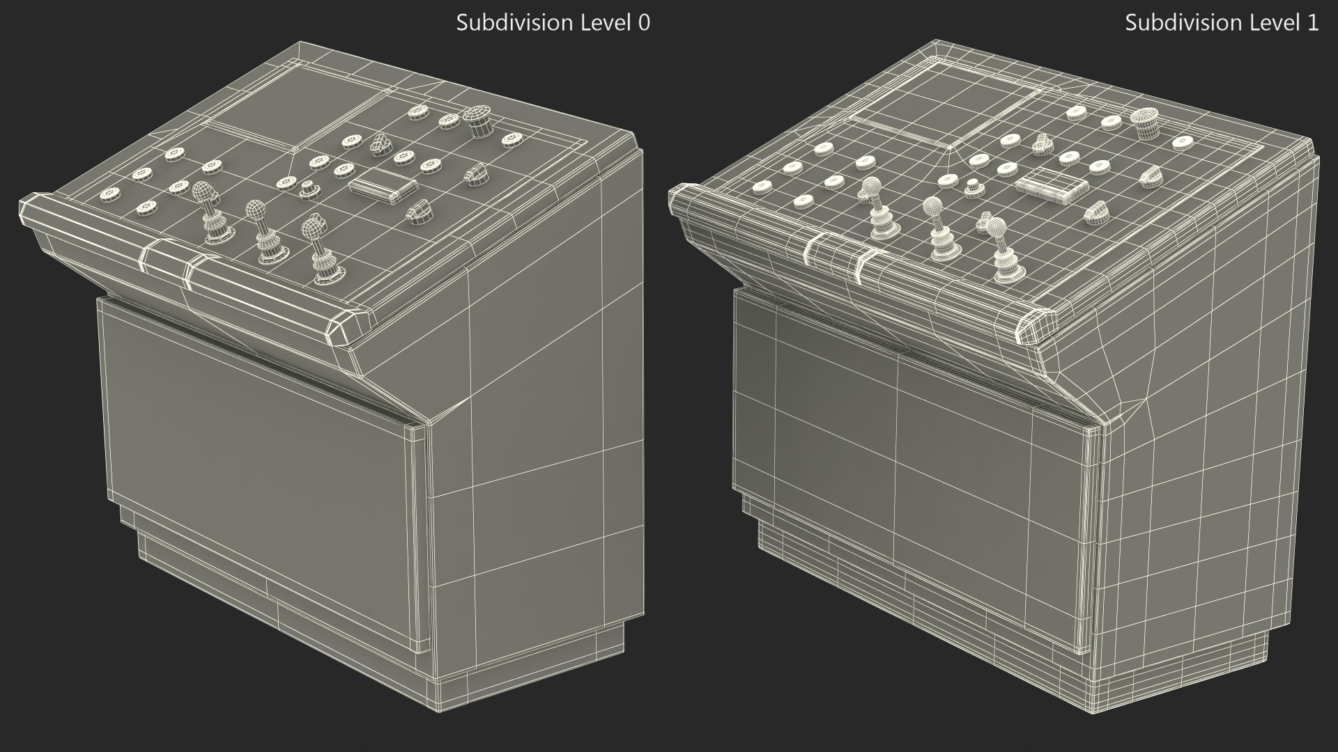 3D Operator Control Desk