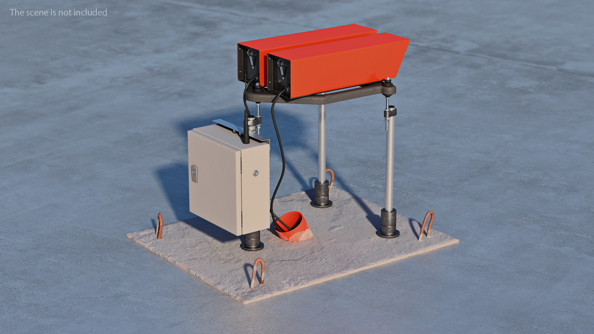 Airfield Runway Lighting 3D model