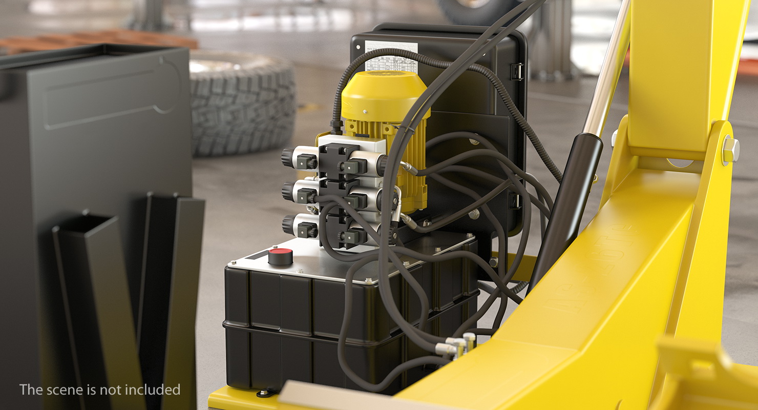 Truck Tyre Changing Machine 3D