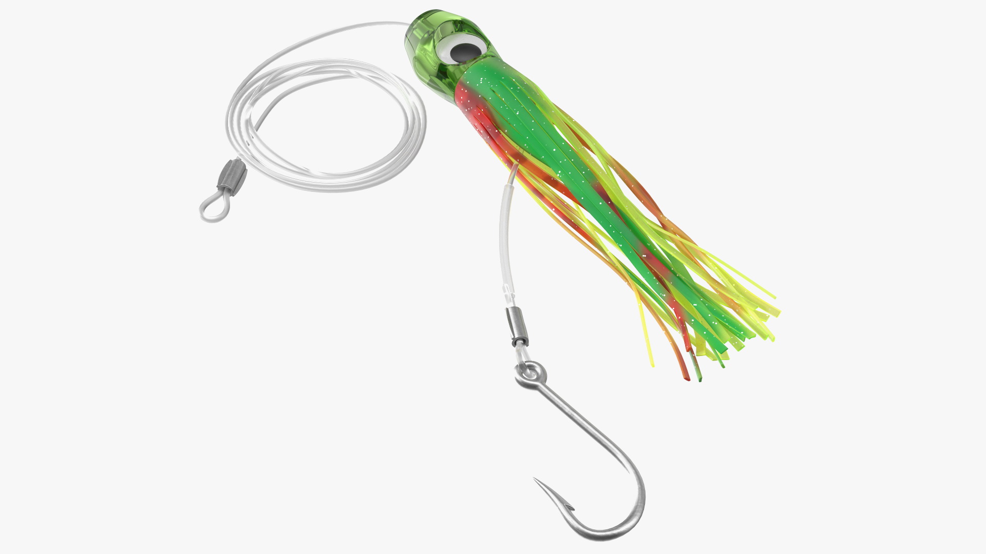 Squid Skirt Marlin Tuna Trolling Lure 3D