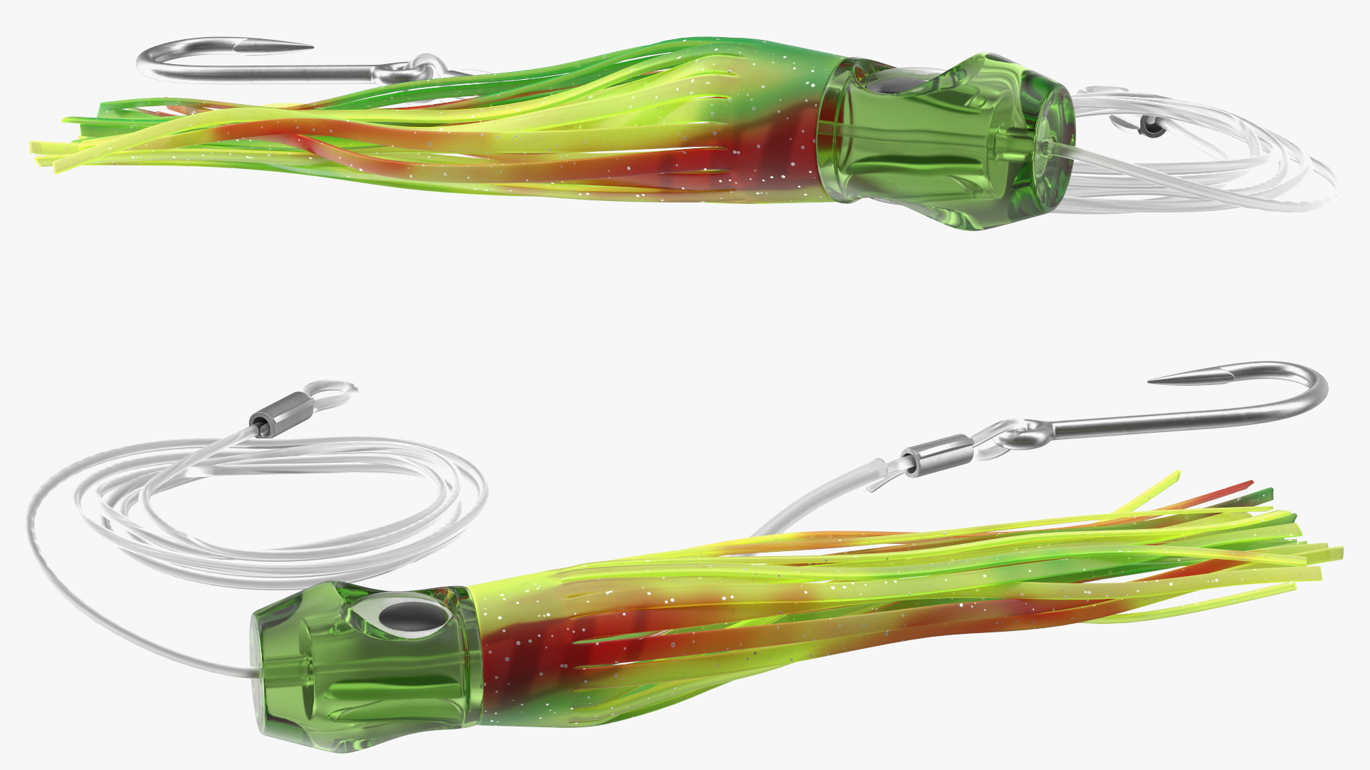 Squid Skirt Marlin Tuna Trolling Lure 3D