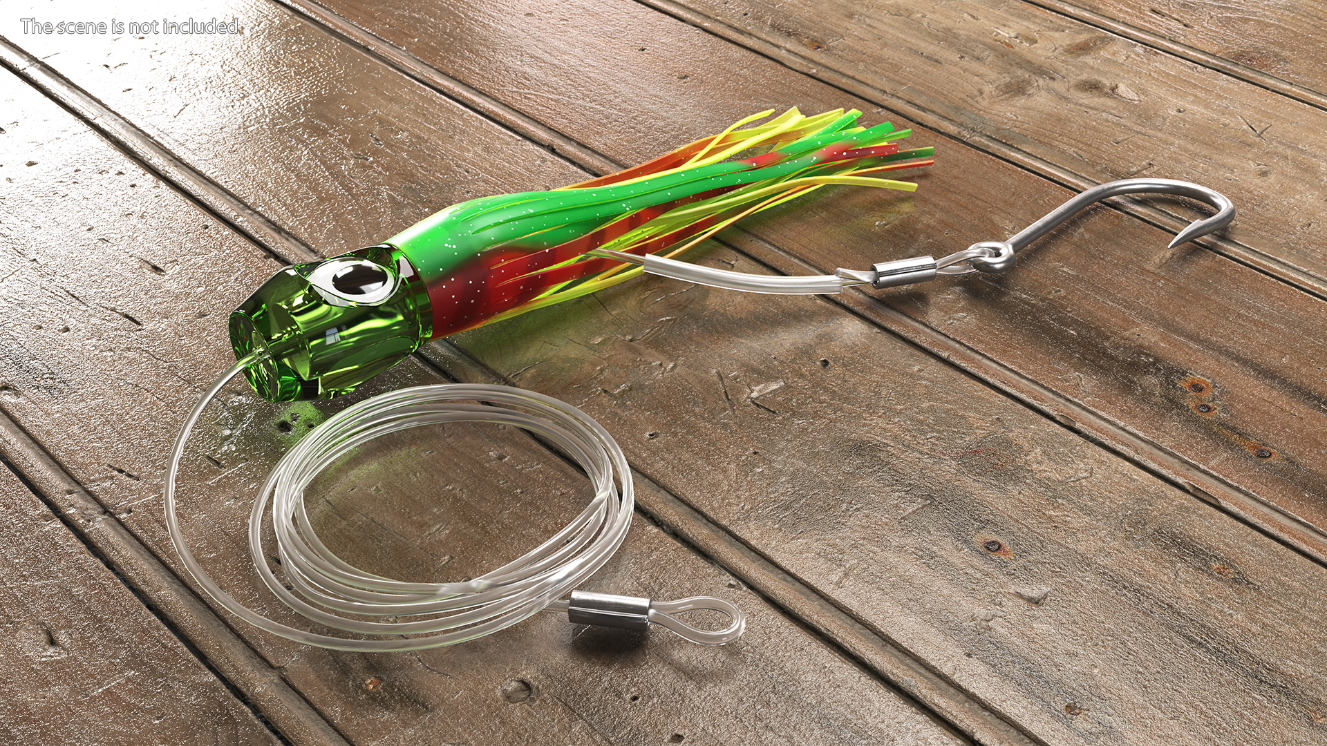 Squid Skirt Marlin Tuna Trolling Lure 3D