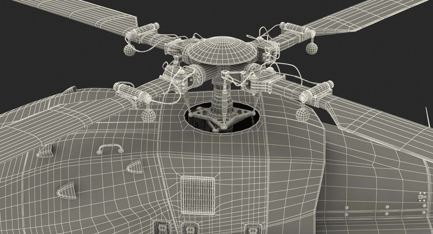 3D Civil Helicopter Airbus H145 model