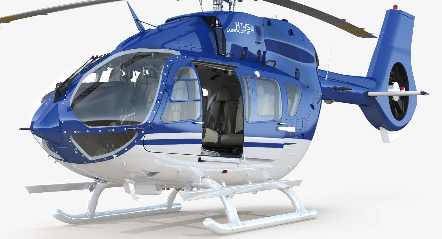 3D Civil Helicopter Airbus H145 model