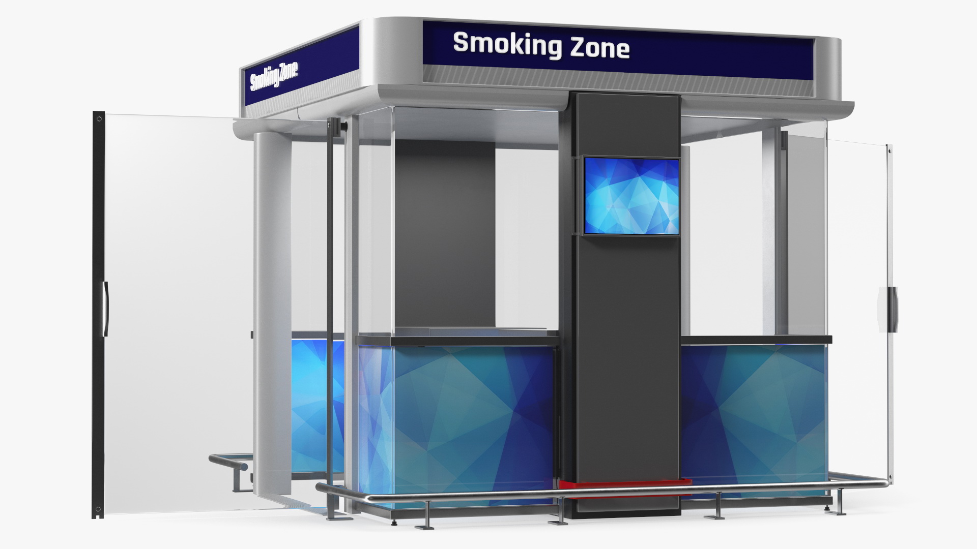 3D model Airport Smoking Zone