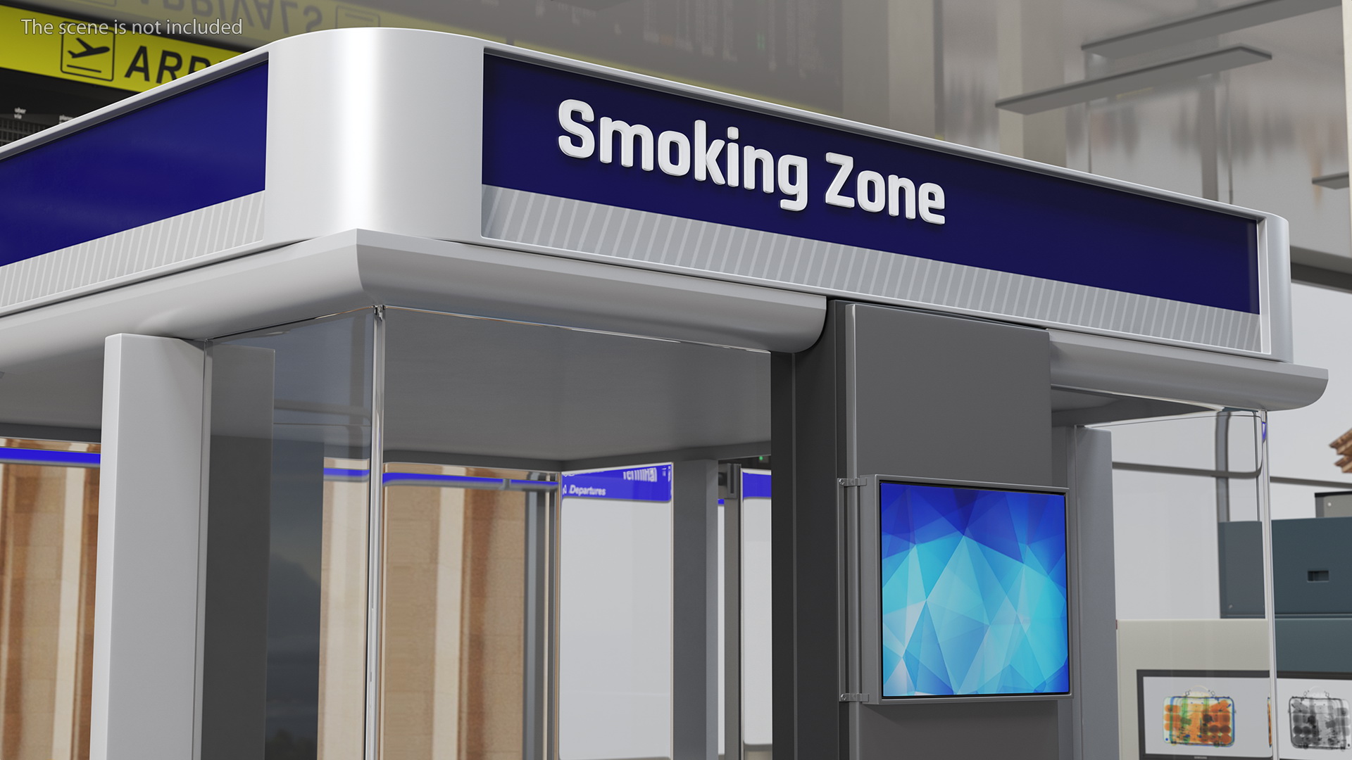 3D model Airport Smoking Zone