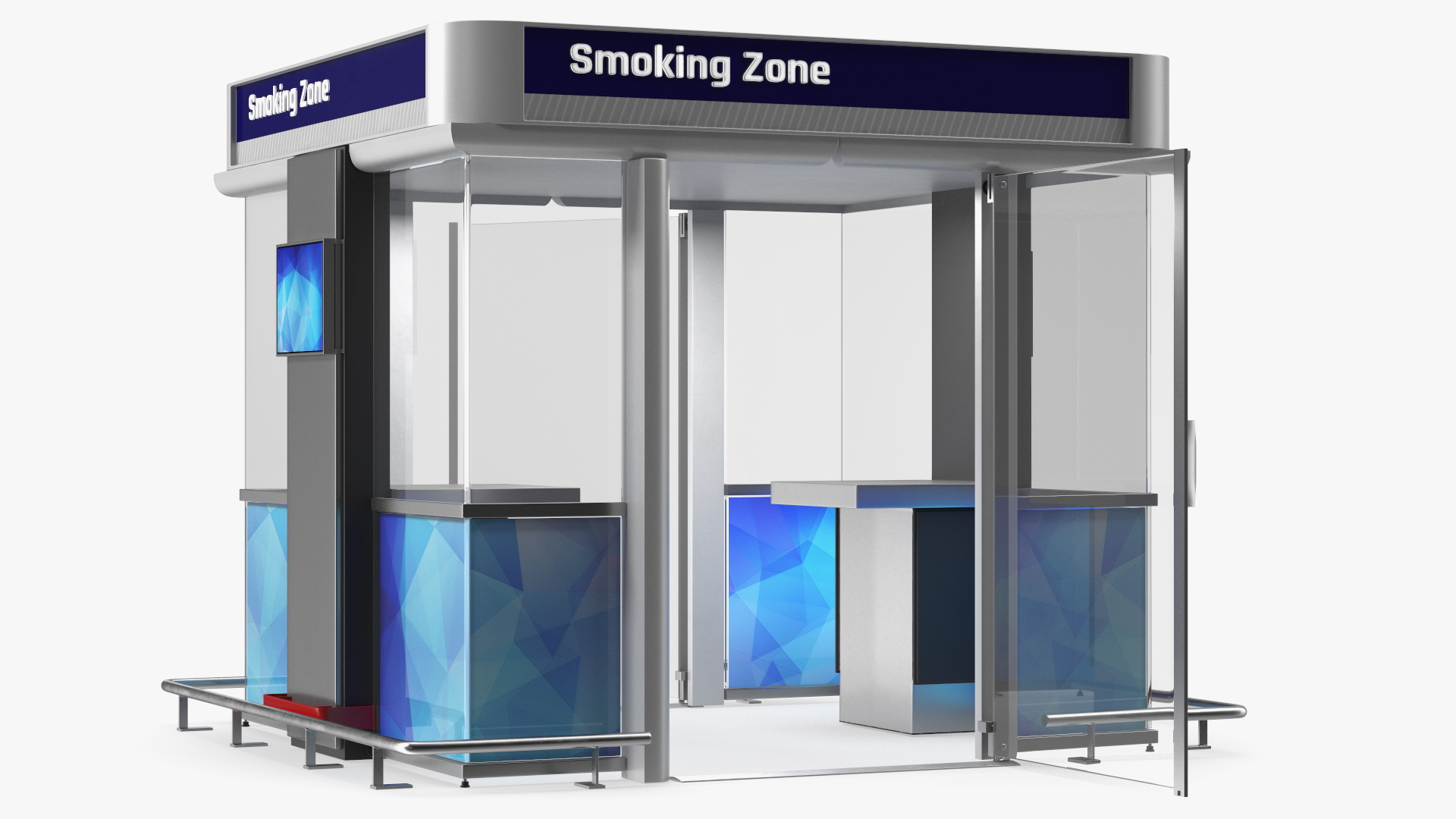 3D model Airport Smoking Zone