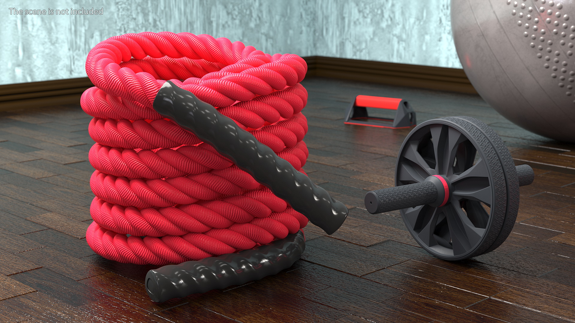 3D Heavy Training Rope Folded