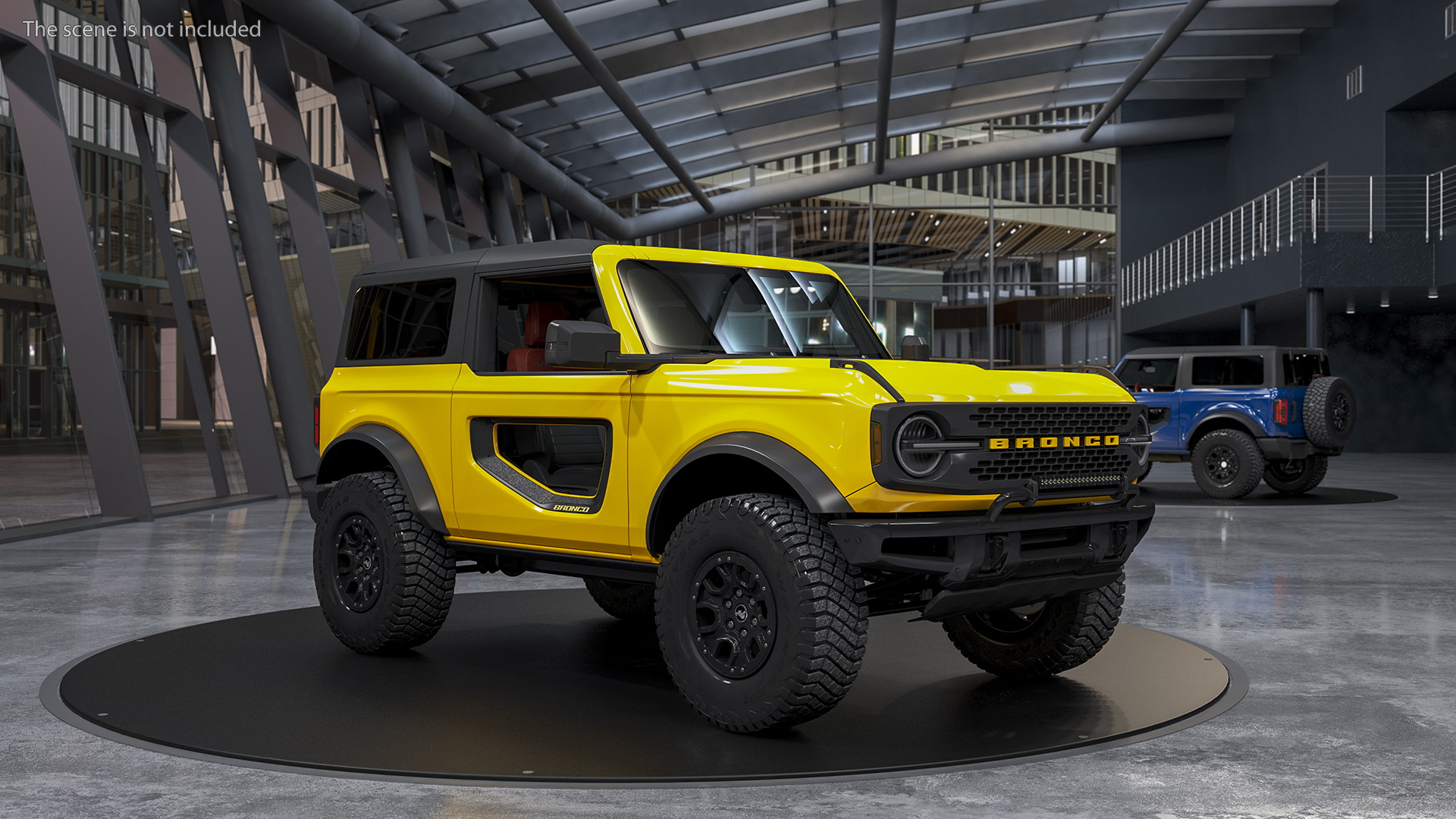 Ford Bronco 2021 Two Door 4X4 3D model