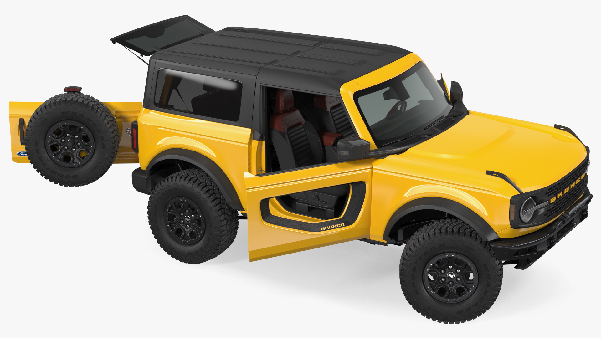 Ford Bronco 2021 Two Door 4X4 3D model