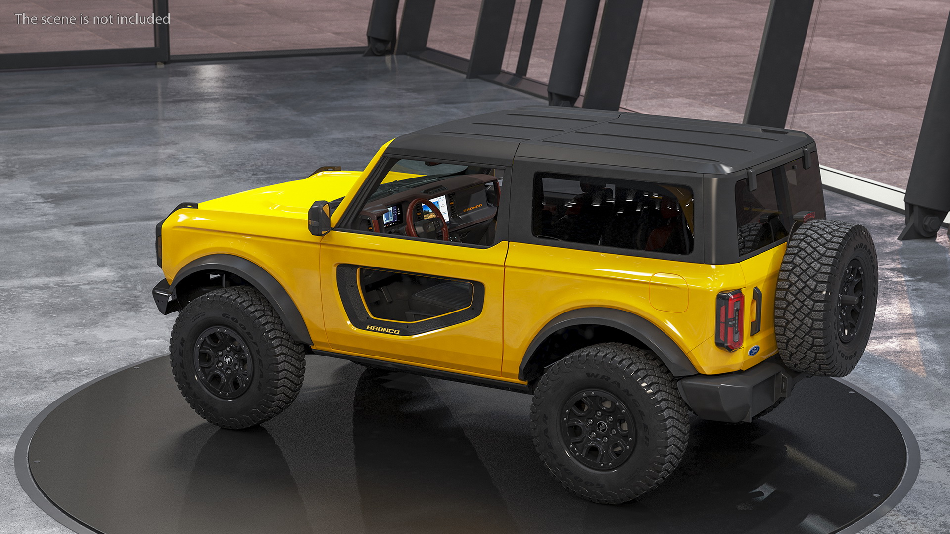 Ford Bronco 2021 Two Door 4X4 3D model