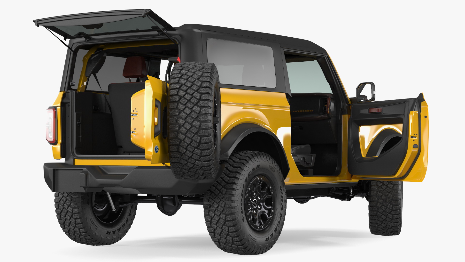 Ford Bronco 2021 Two Door 4X4 3D model