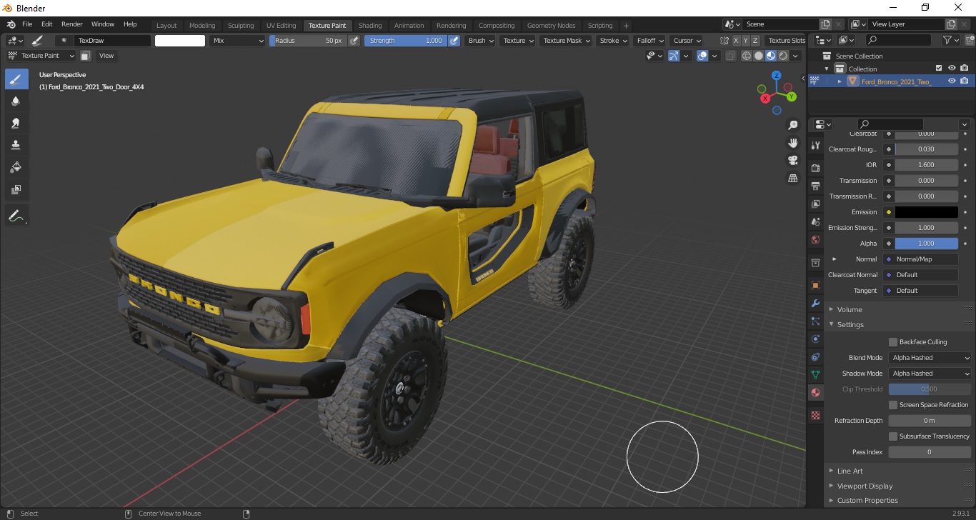 Ford Bronco 2021 Two Door 4X4 3D model