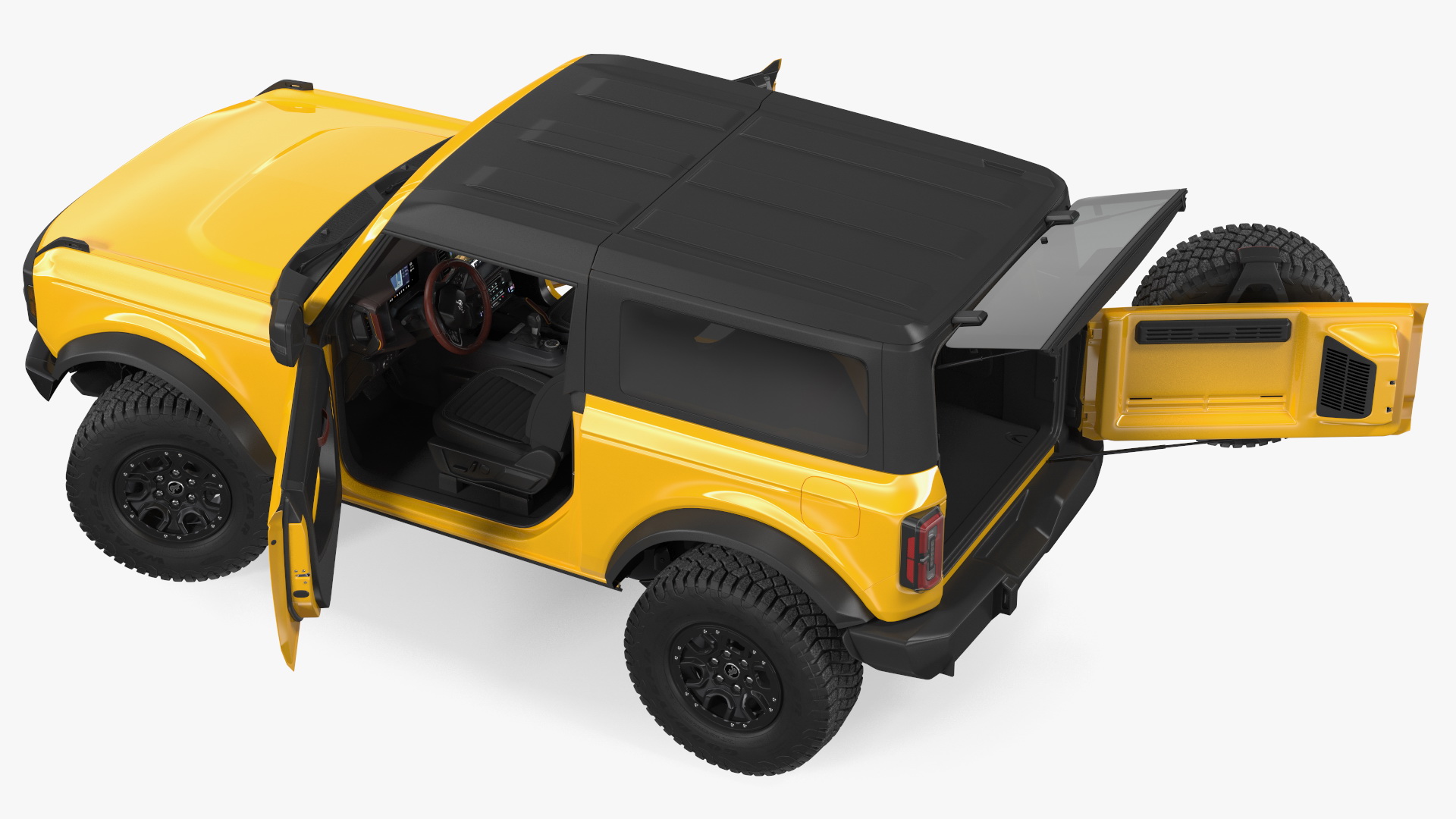 Ford Bronco 2021 Two Door 4X4 3D model