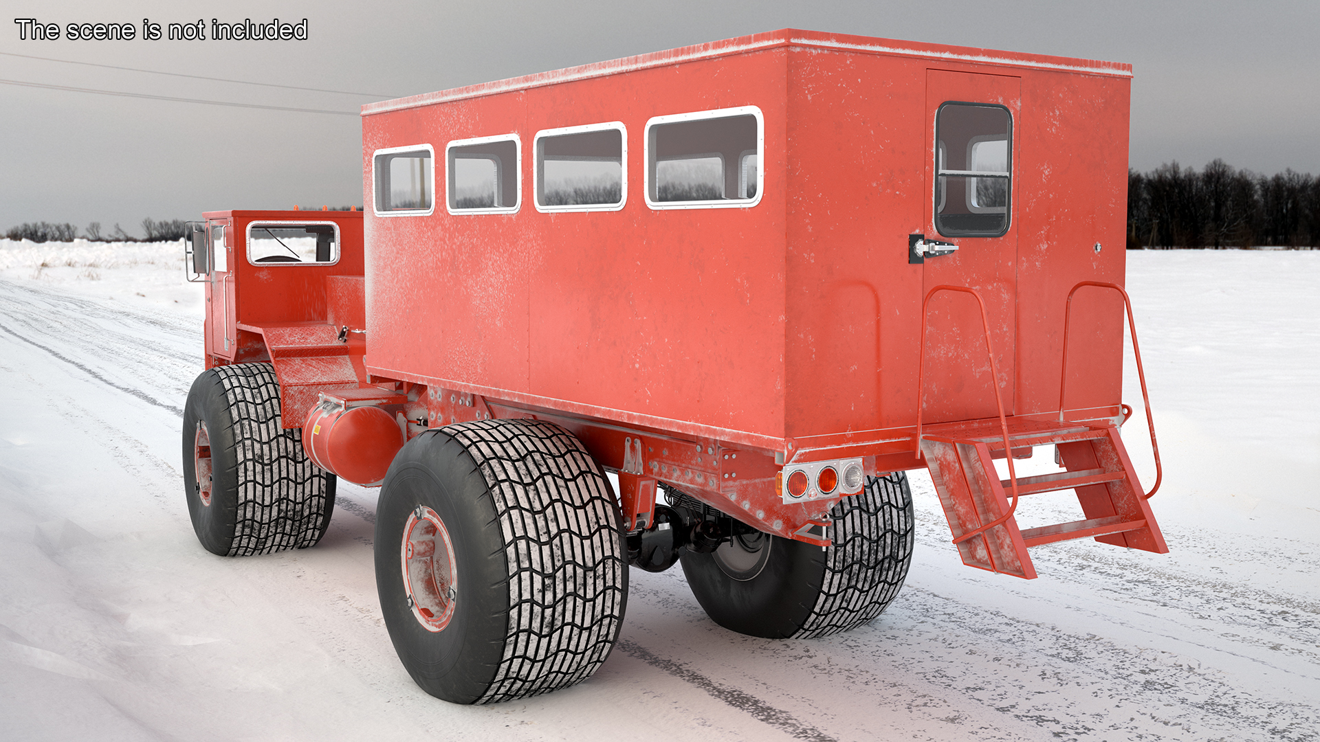 3D Antarctica Truck