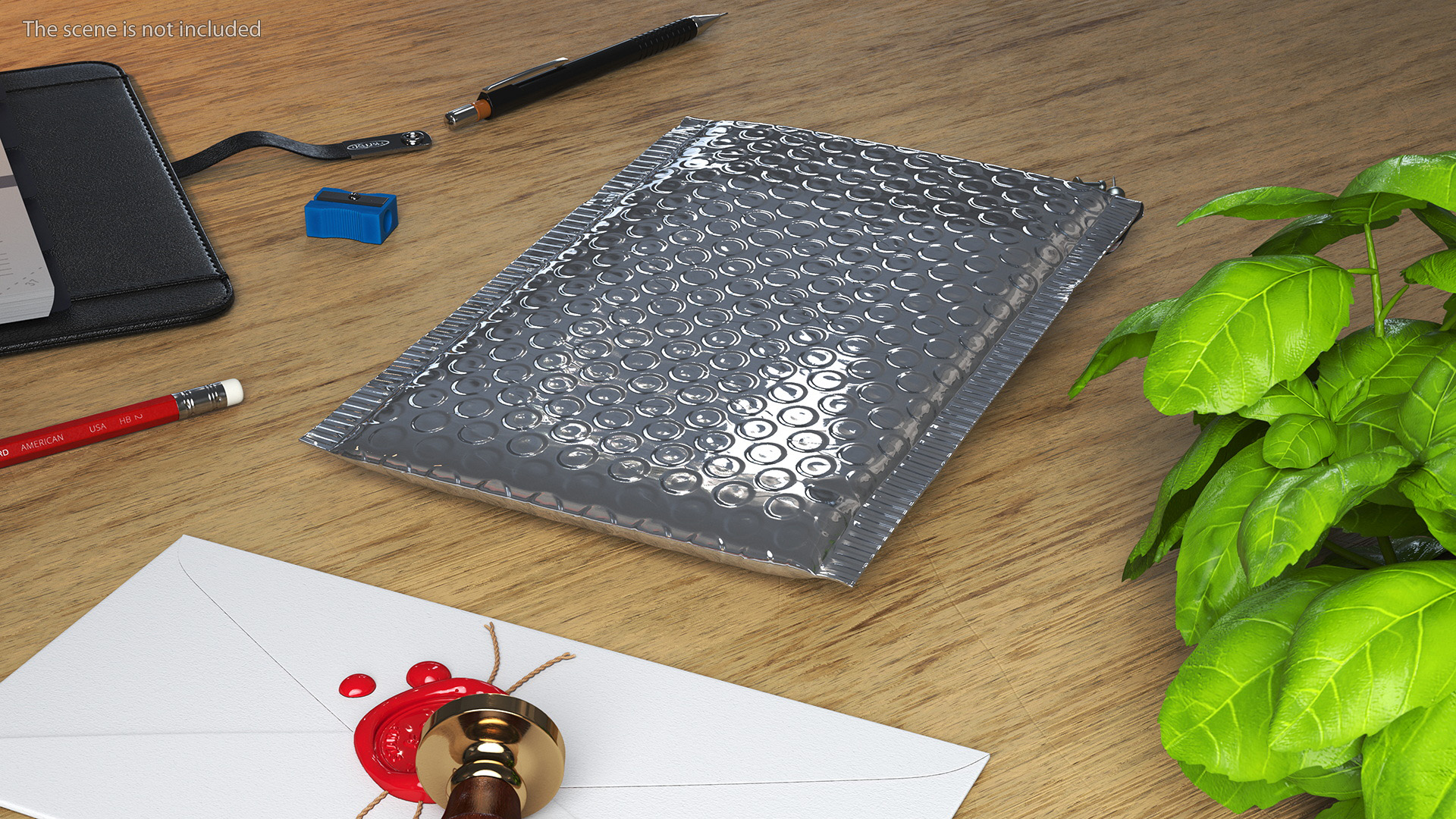 3D model Poly Padded Envelope Foil