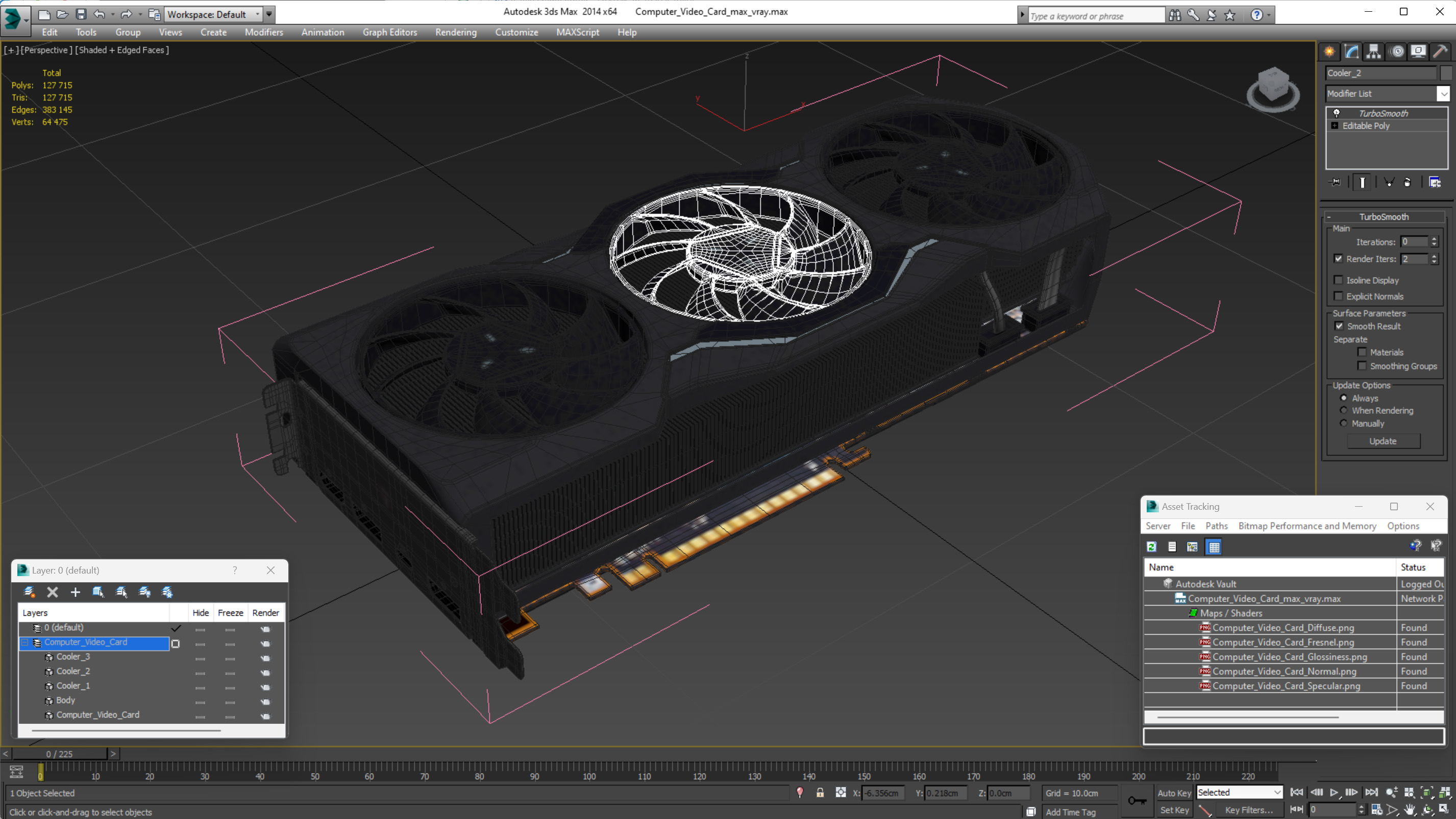 Computer Video Card 3D model