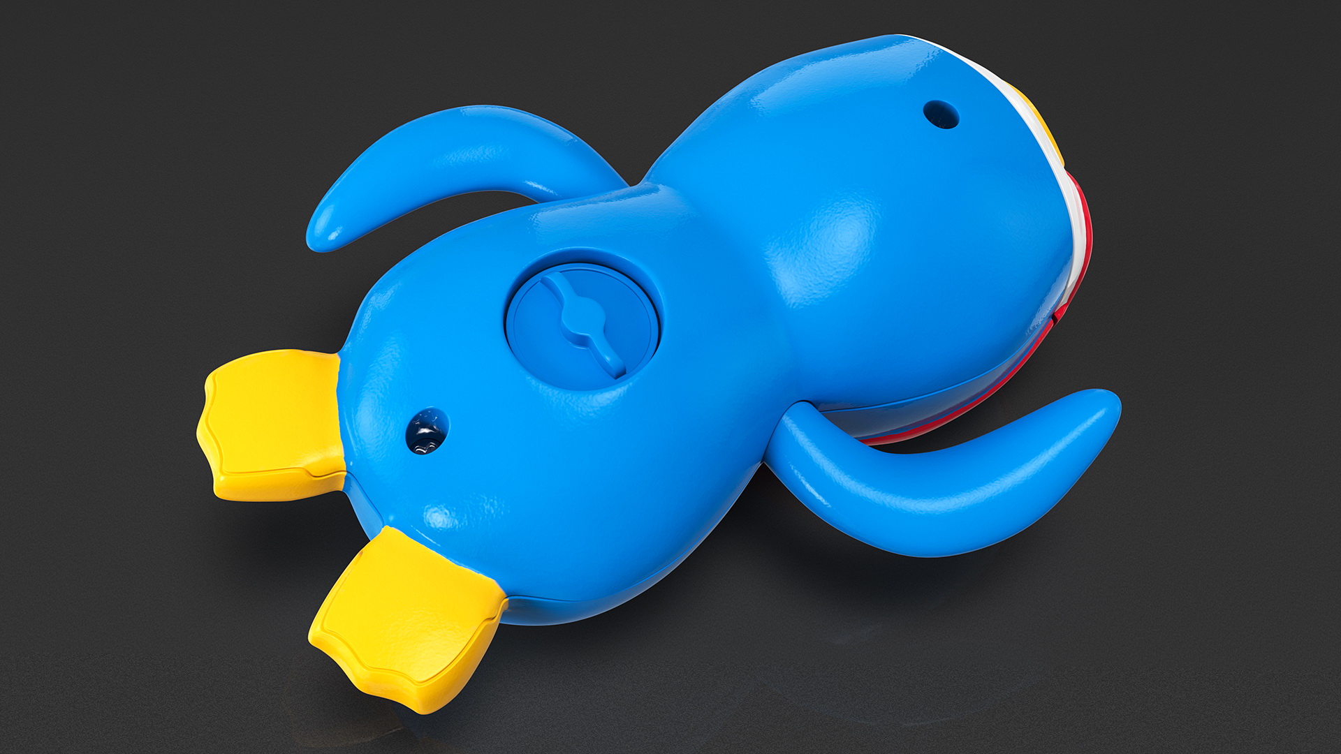 3D model Swimming Penguin Bath Toy