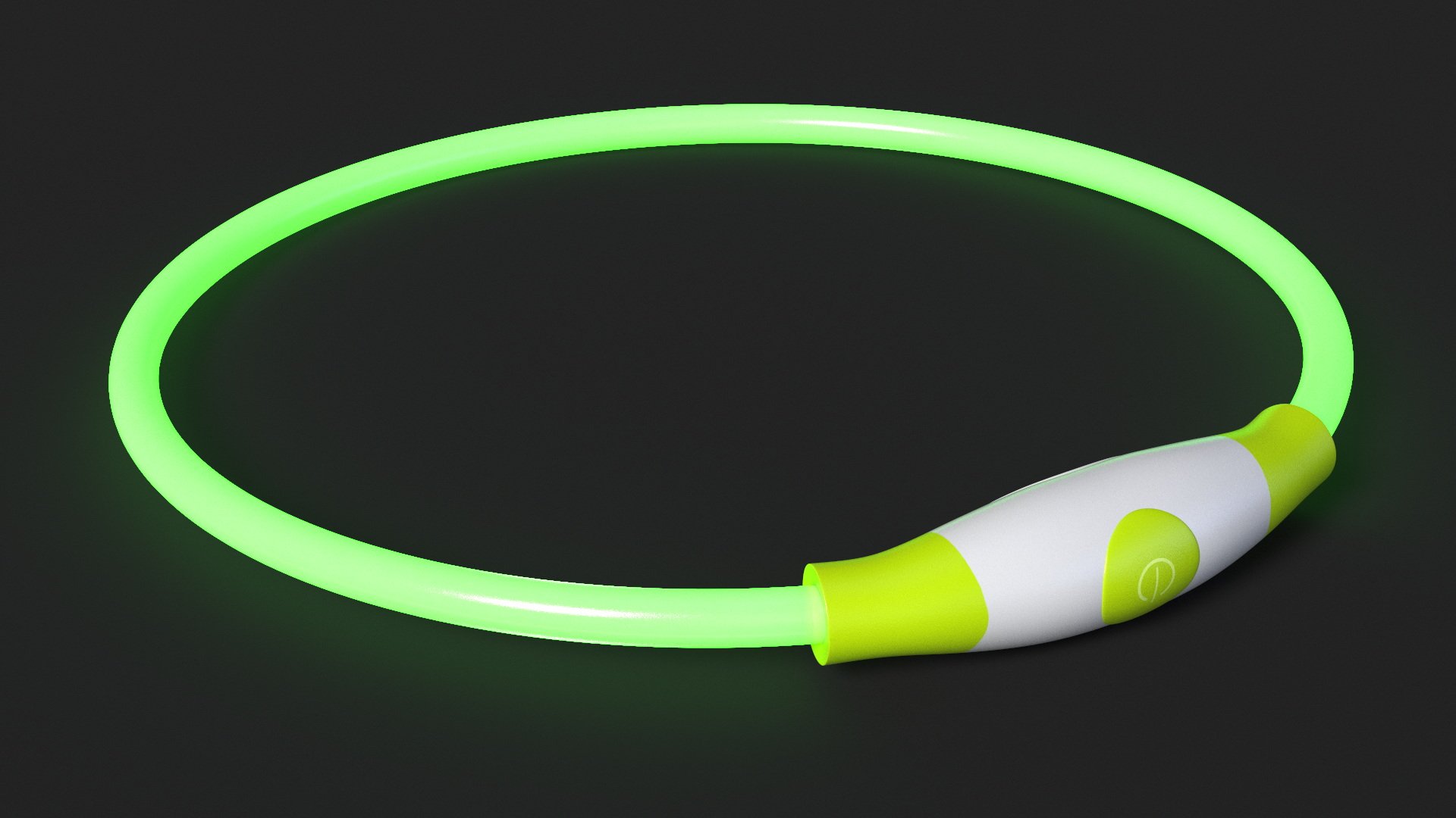 3D model LED Dog Collar Green