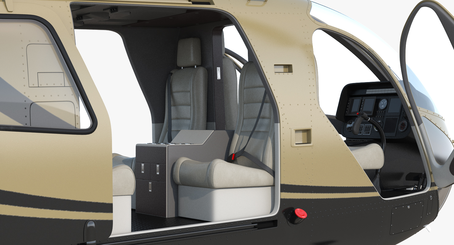 Light Private Jet Helicopter MD 902 Explorer 3D model