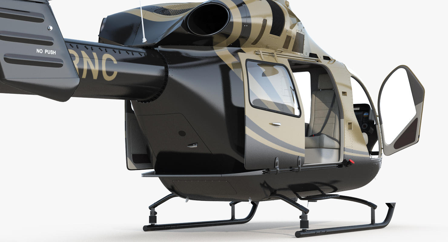 Light Private Jet Helicopter MD 902 Explorer 3D model