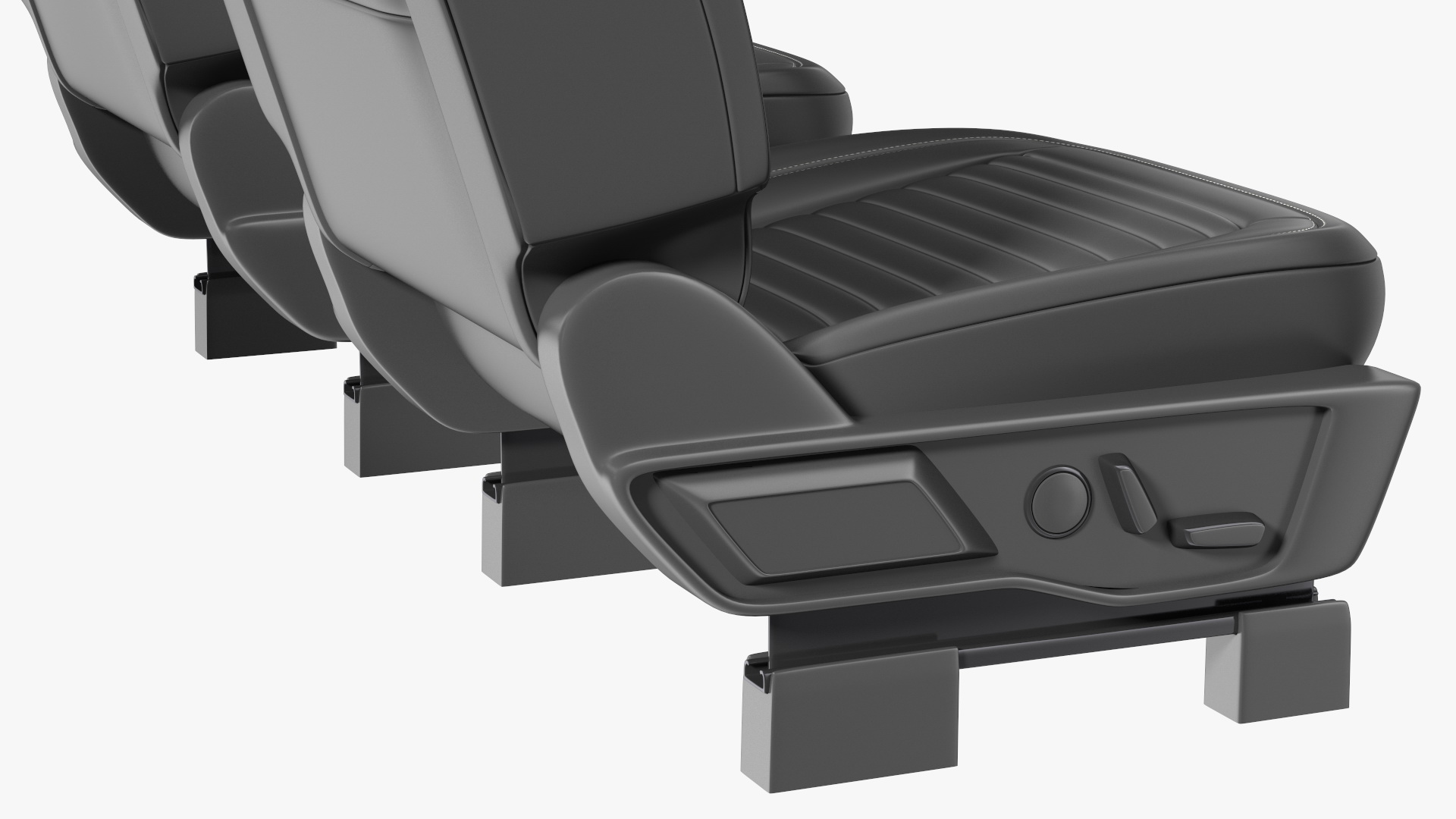 SUV Seats 3D model